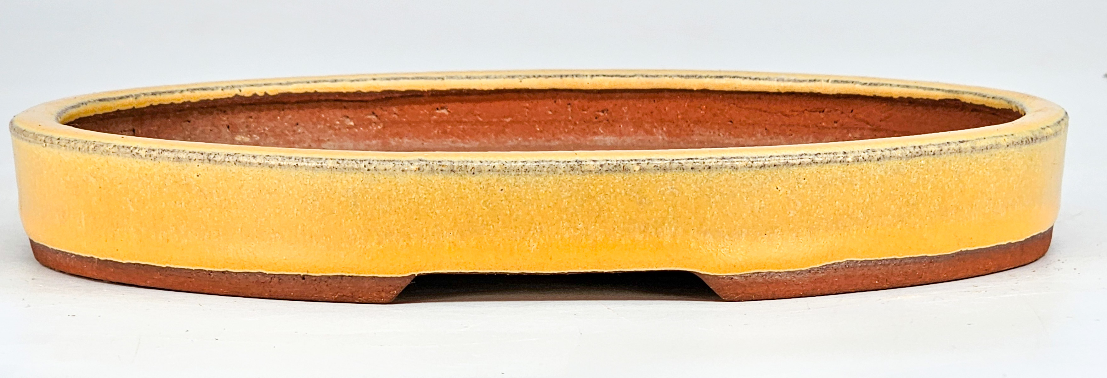 Bonsaischale Yozan Tokoname 21,3x16,5x2,5cm