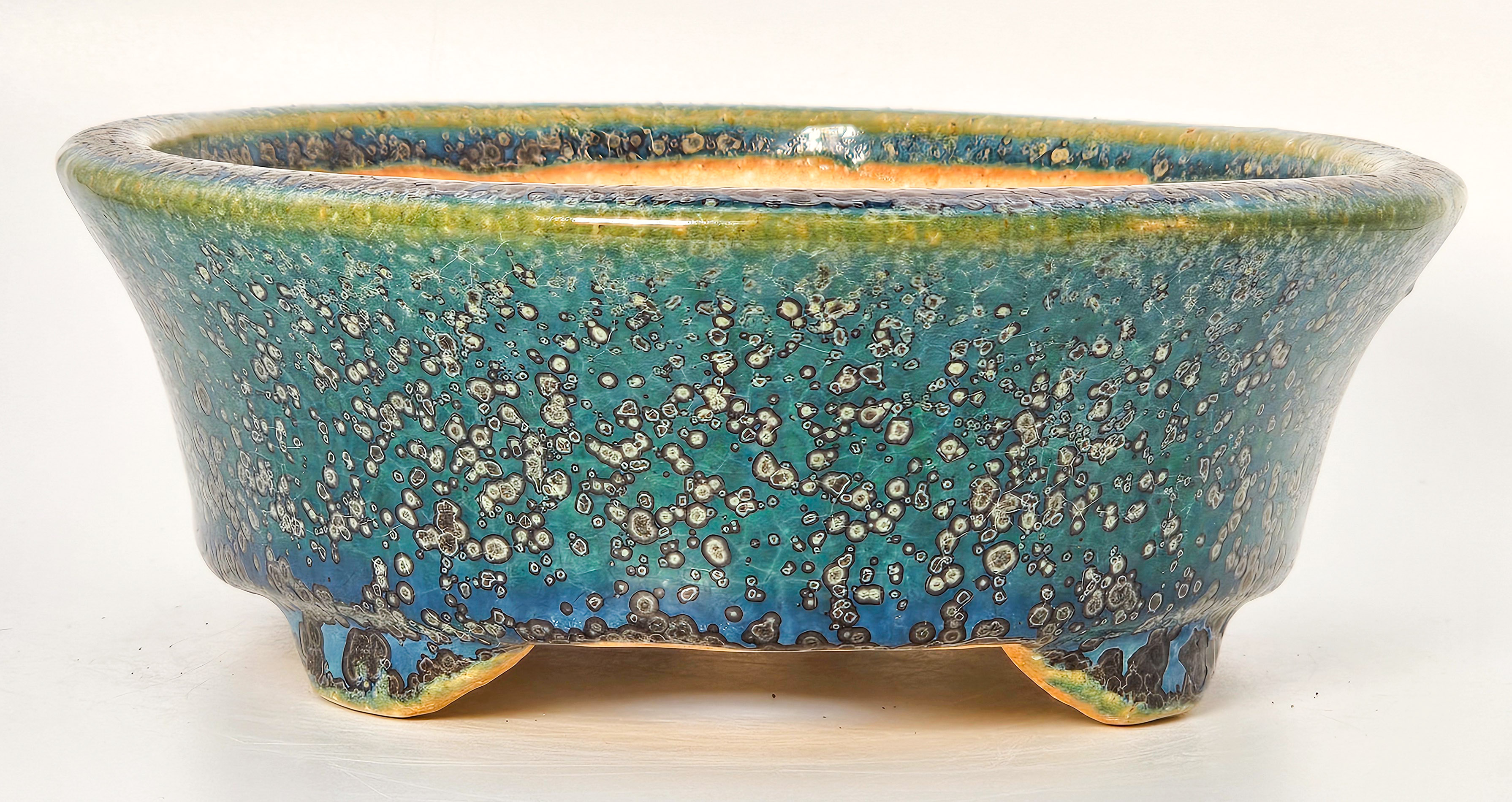Bonsaischale Koyo, Sonderedition Expo 2025, Tokoname Japan 17,5x14x5cm