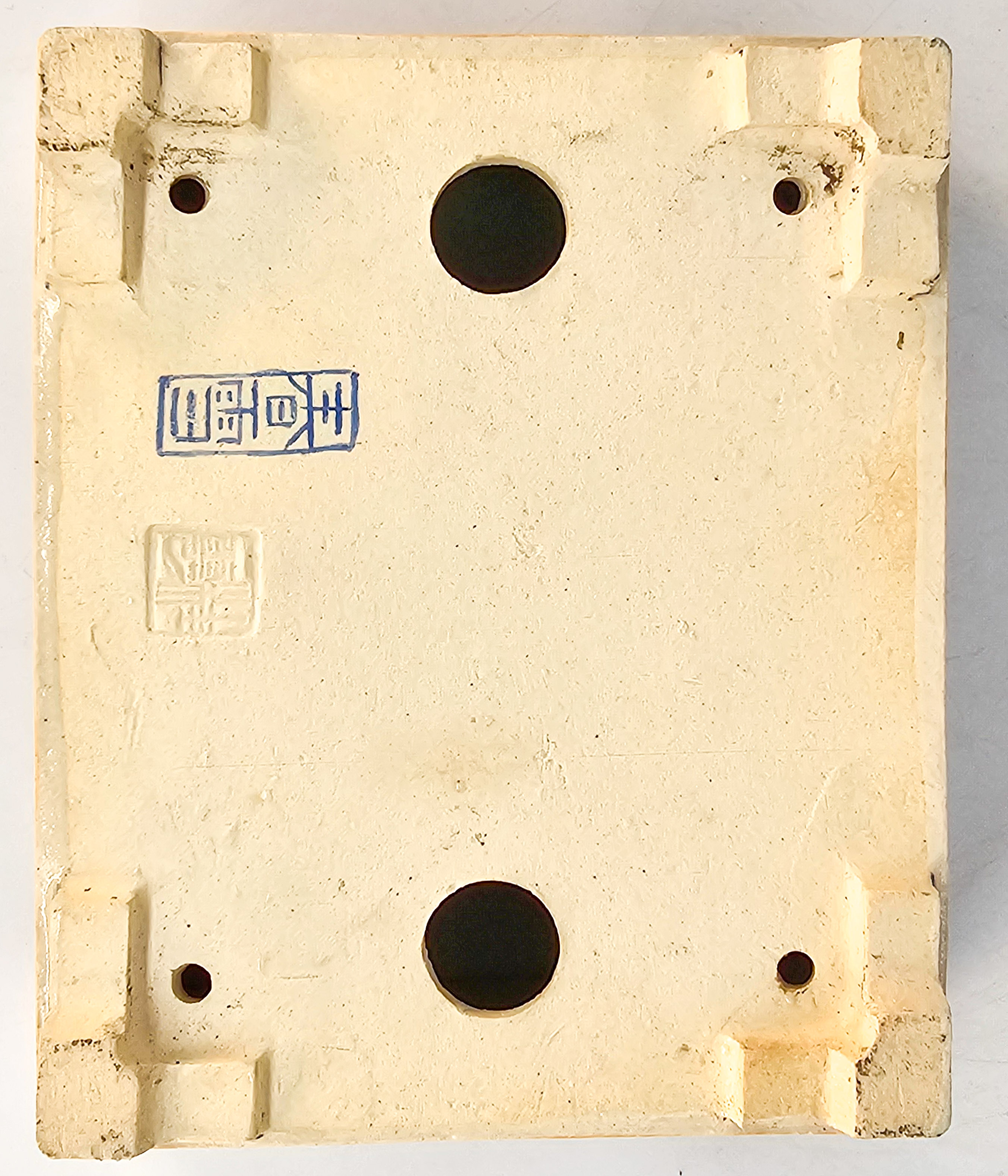 Bonsaischale Japan Syunsetu handbemalt 14,5x12,5x5,5cm