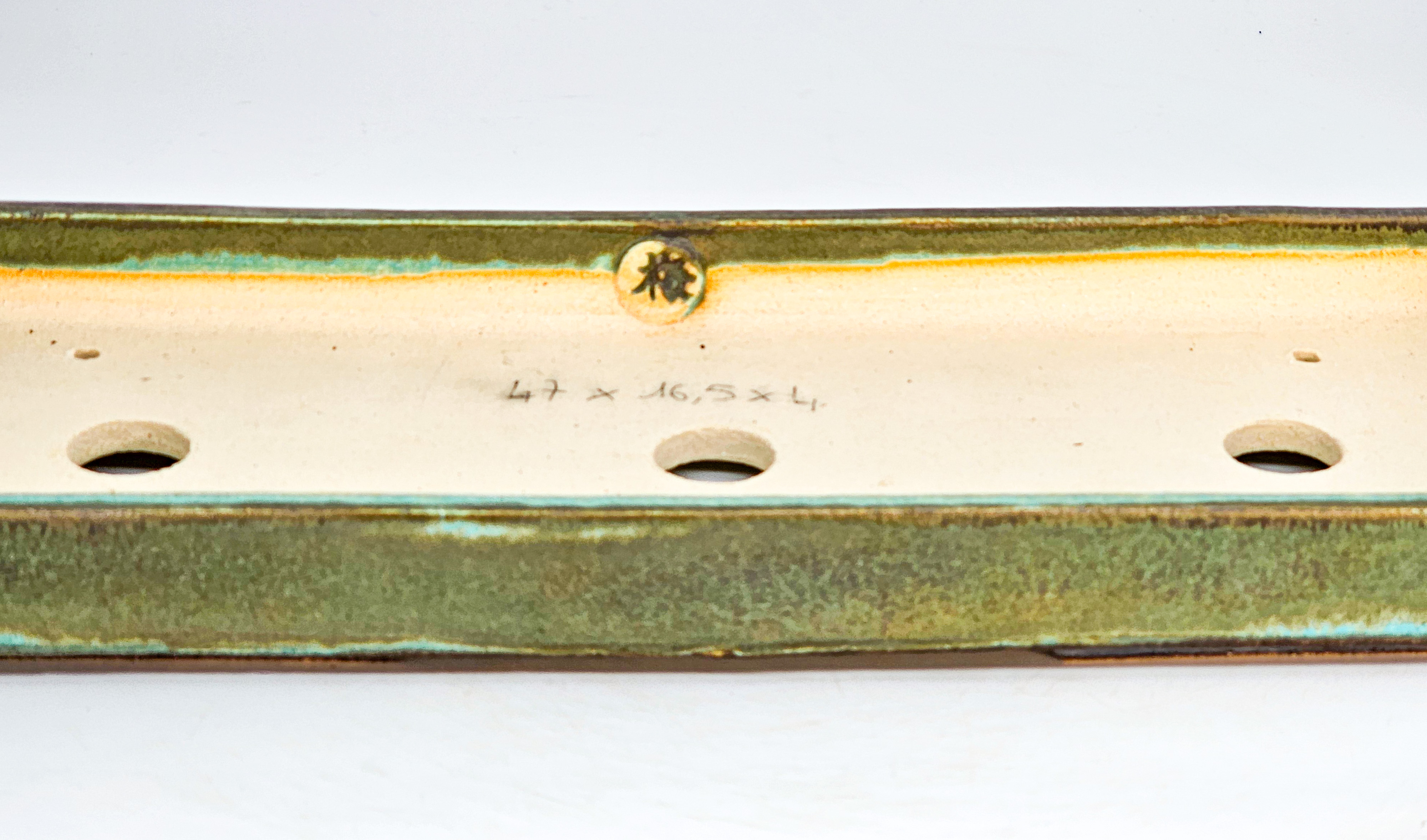 Bonsaischale Sabine BESNARD céramique 47x16,5x4cm