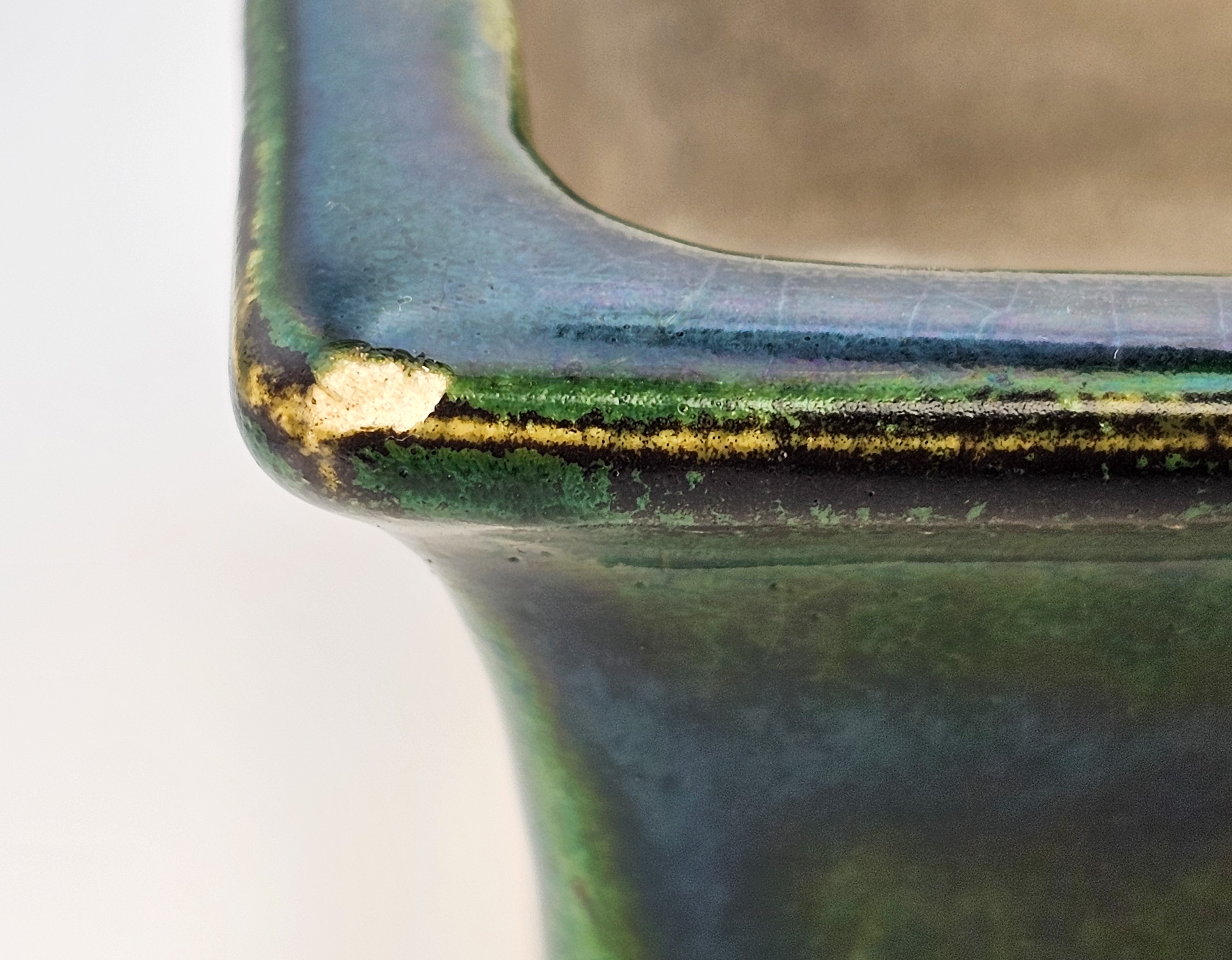 Bonsaischale Mazan Japan 18x16x7,2cm Abplatzer!