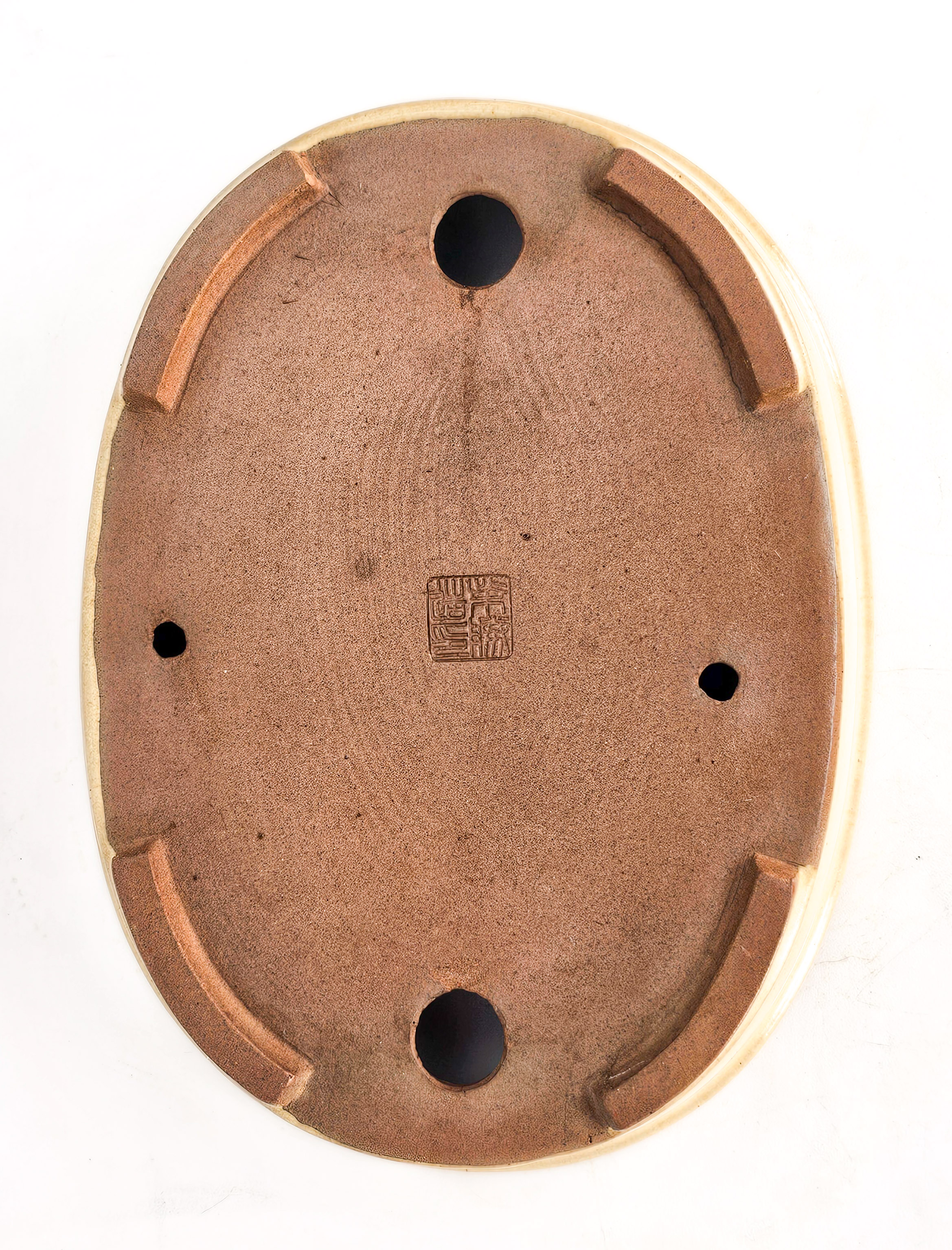 Bonsaischale Shibakatsu Tokoname 19,2x14,5x4,3cm