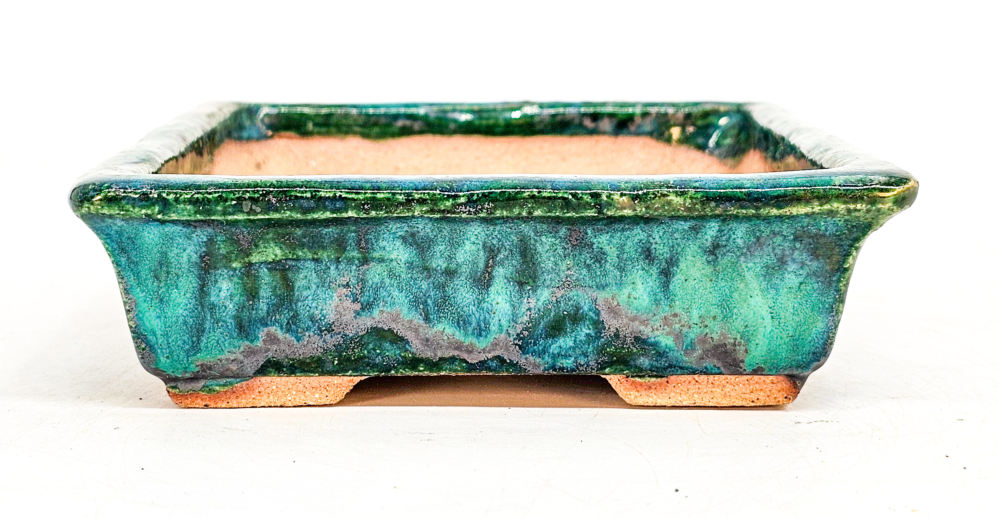 Bonsaischale handgetöpfert Spanien 16,5x13,5x4cm  