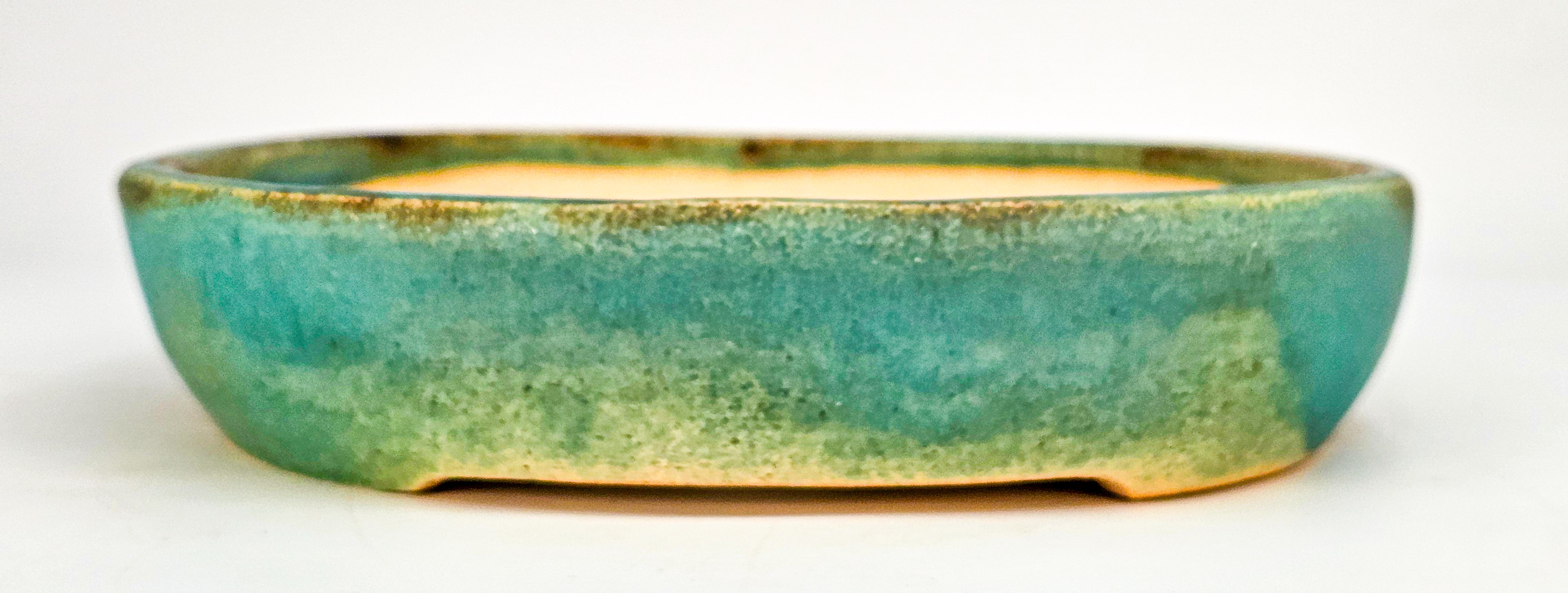 Bonsaischale Sabine BESNARD céramique 34x26,5x5,3cm 