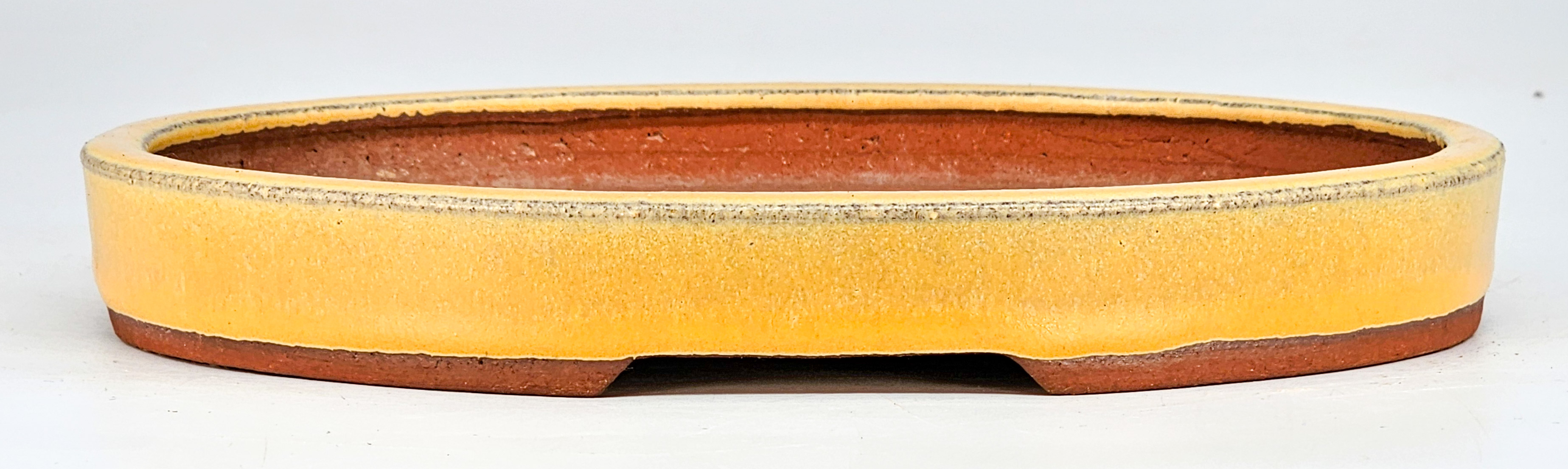 Bonsaischale Yozan Tokoname 21,3x16,5x2,5cm