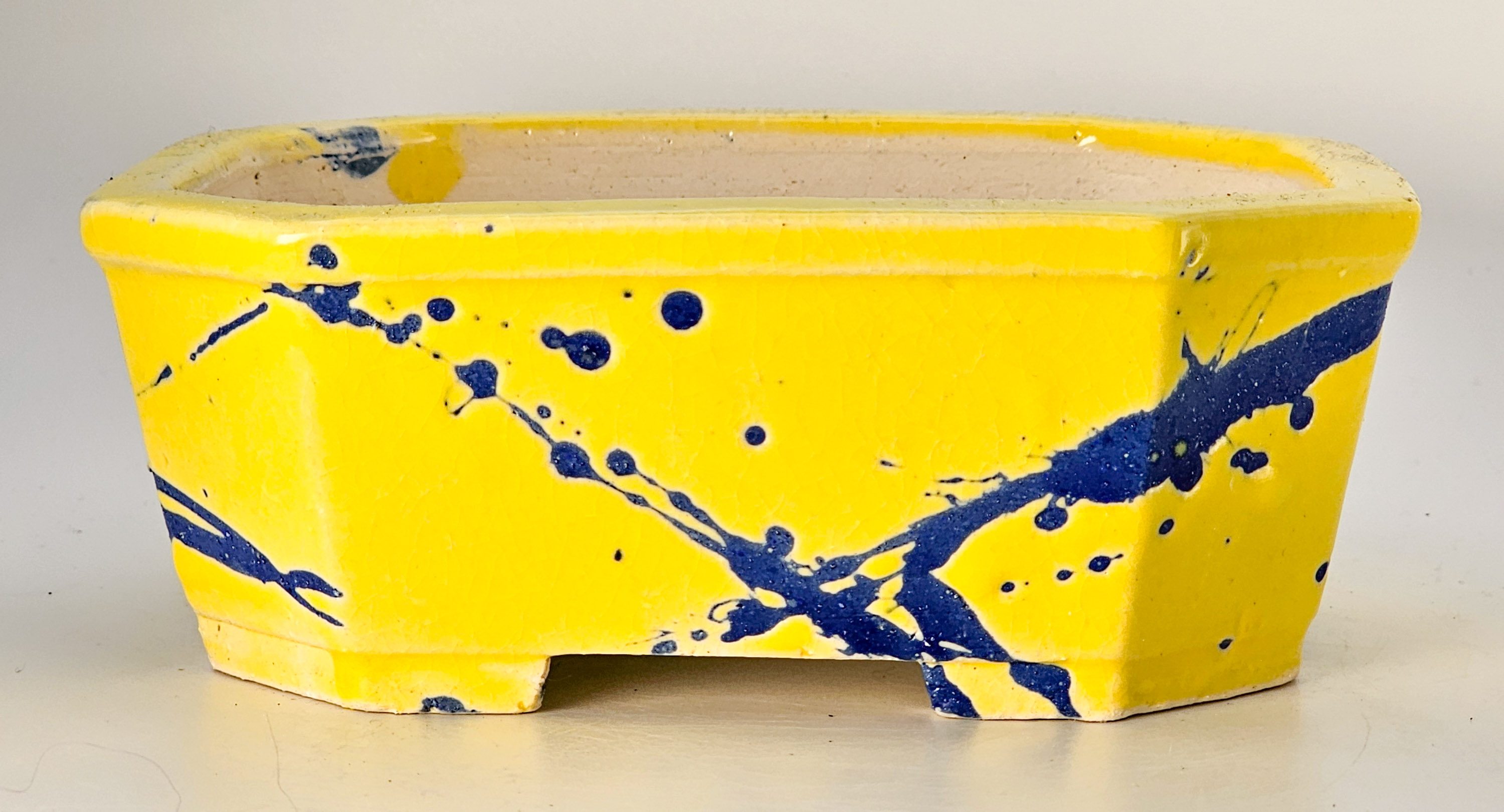 Bonsaischale Shibakatu Tokoname 15x12x5,5cm