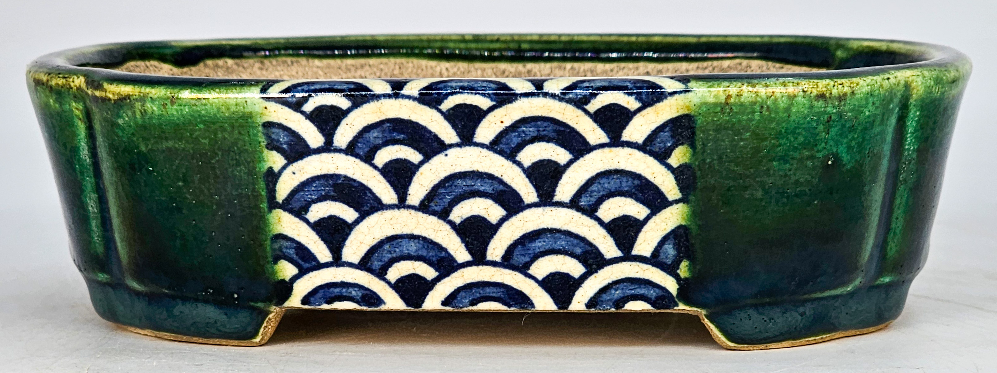 Bonsaischale Satomi Japan 16,2x12,2x4,4cm     