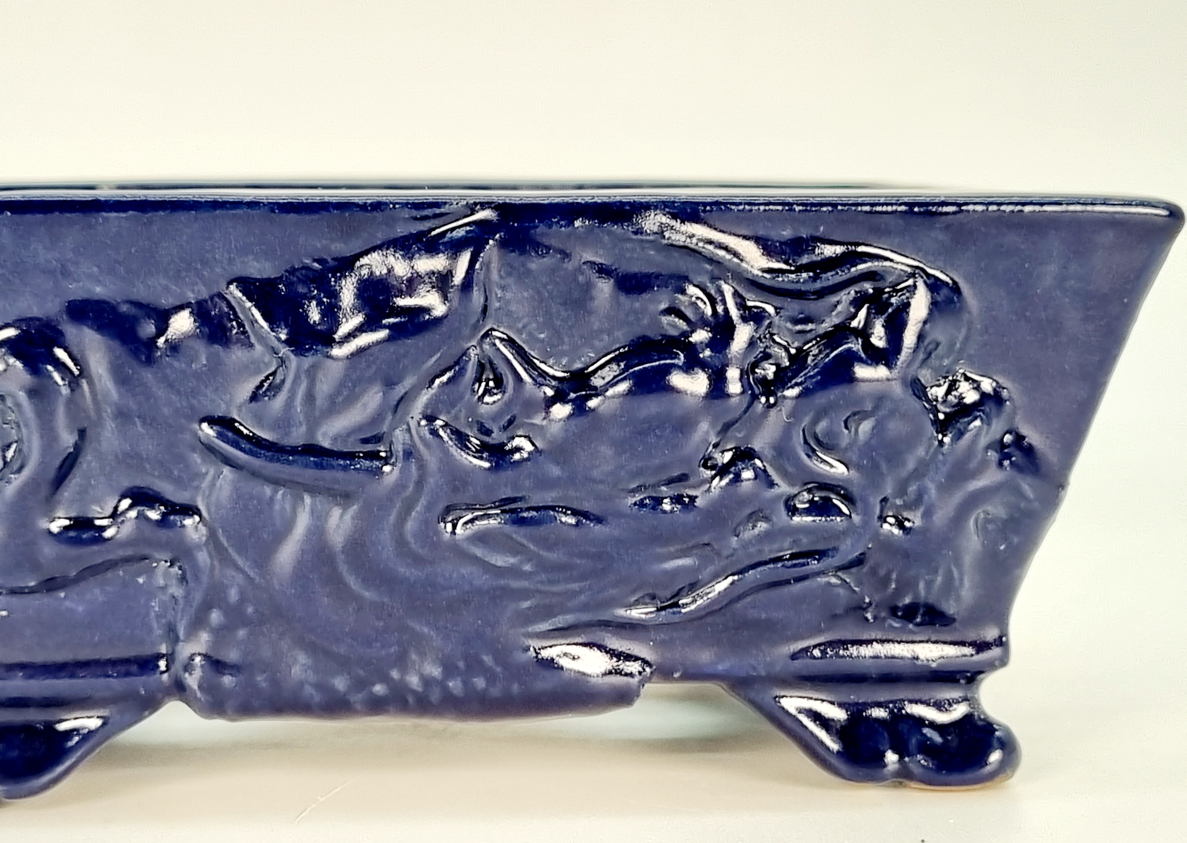 Bonsaischale Tokoname Kakuzan Drachenschale 11x8,5x5 cm