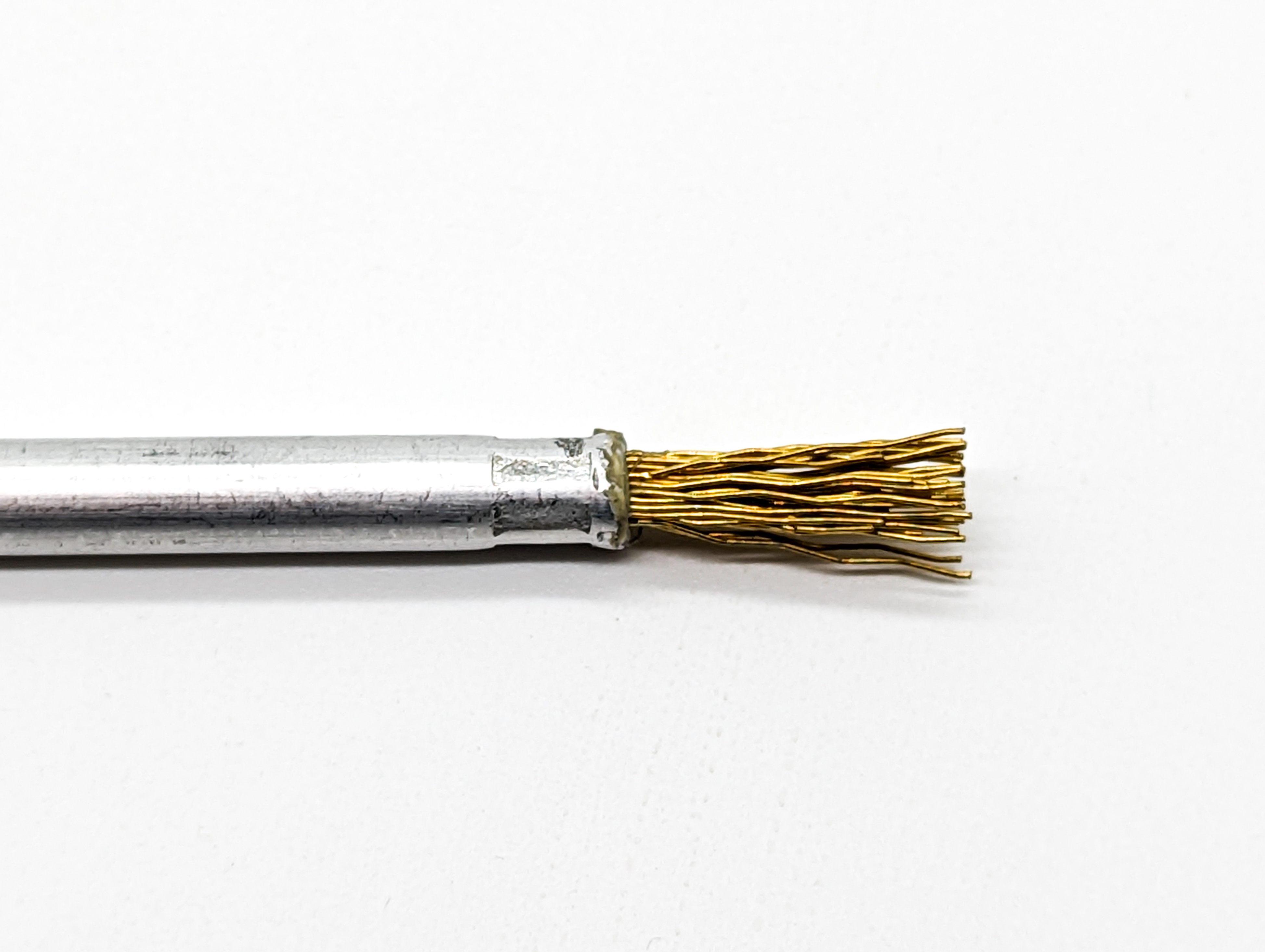 Bürste beidseitig mit Nylon und Messing Borsten 180 mm 