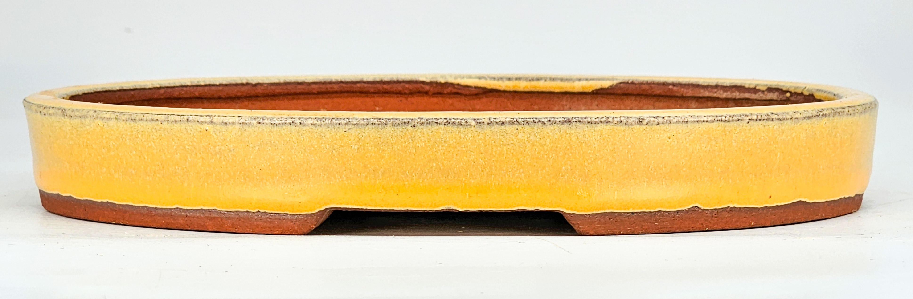 Bonsaischale Yozan Tokoname 21,3x16,5x2,5cm