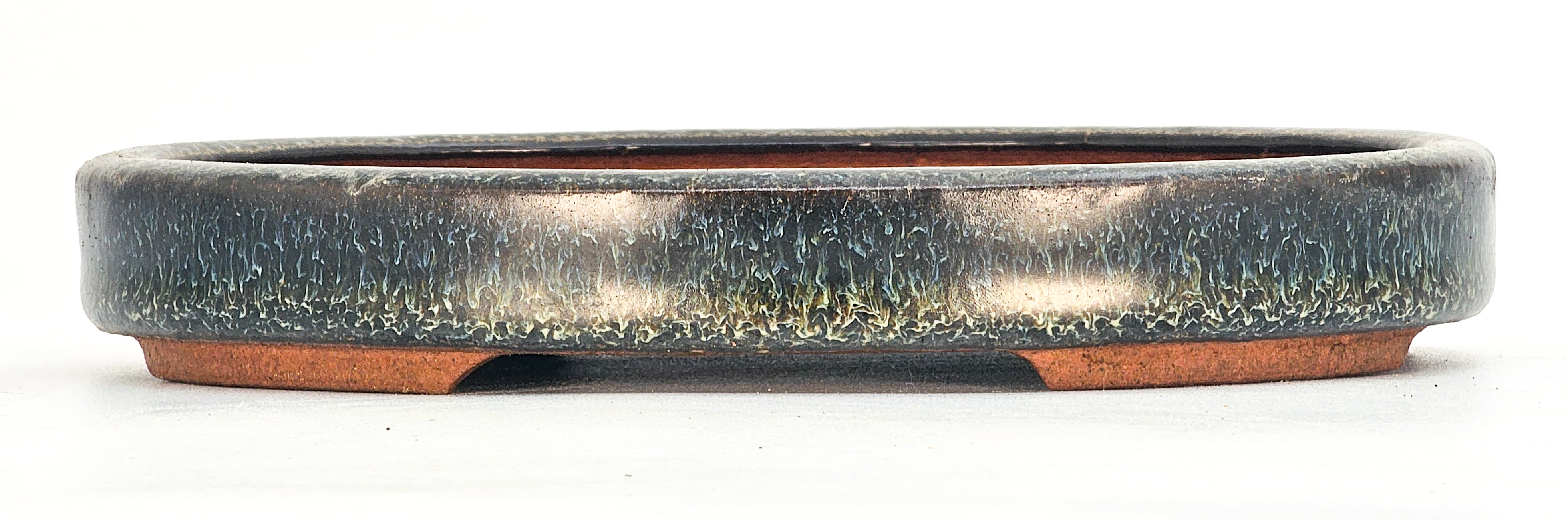 Bonsaischale Yozan Tokoname 15x11,5x2,5cm