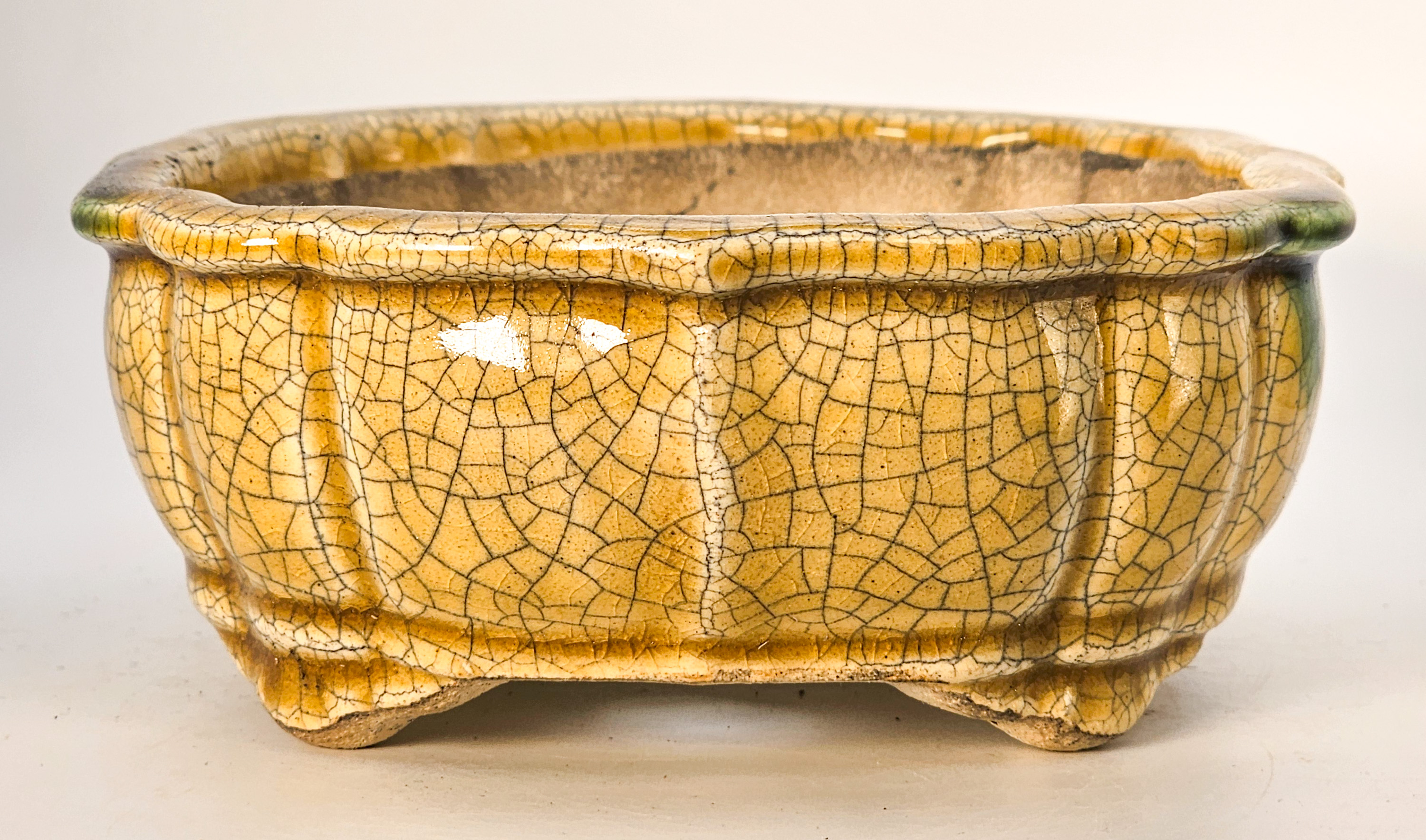 Bonsaischale Terahata Satomi Japan 17,5x14,5x5,7cm