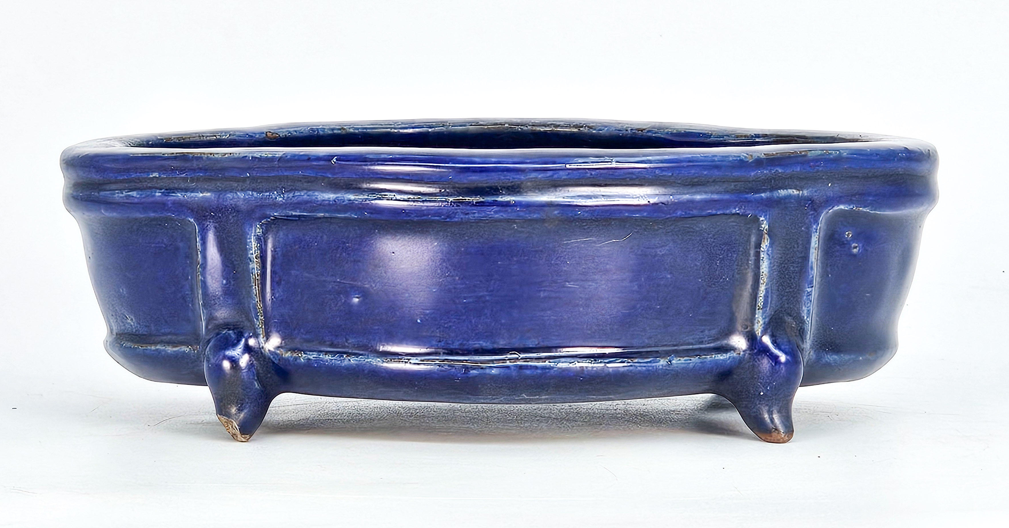 Bonsaischale China Guangdong-Stil 16,7x12,5x5,4cm