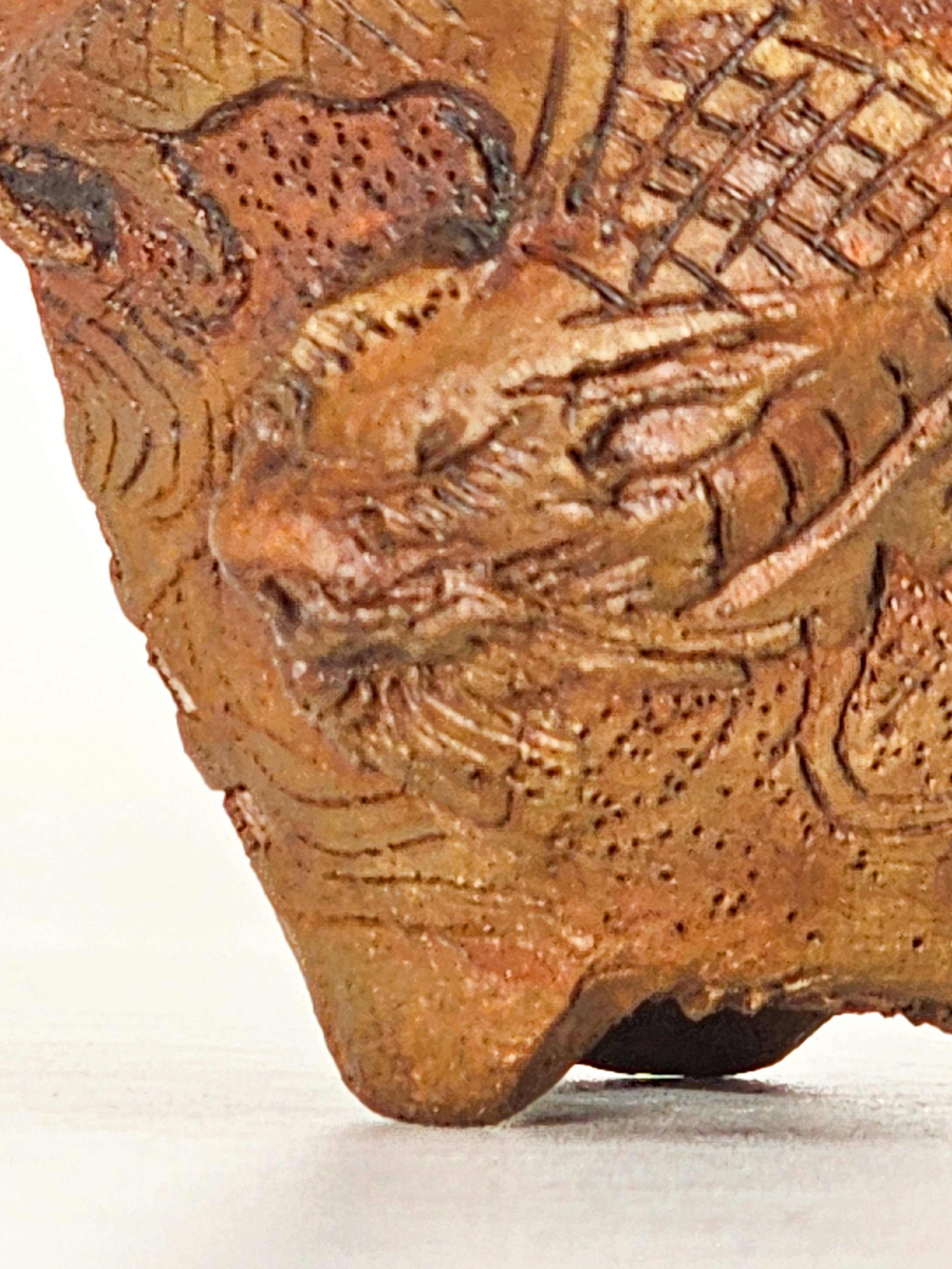 Bonsaischale Tani Ranzan Drachenschale Japan 5,5x3,5cm