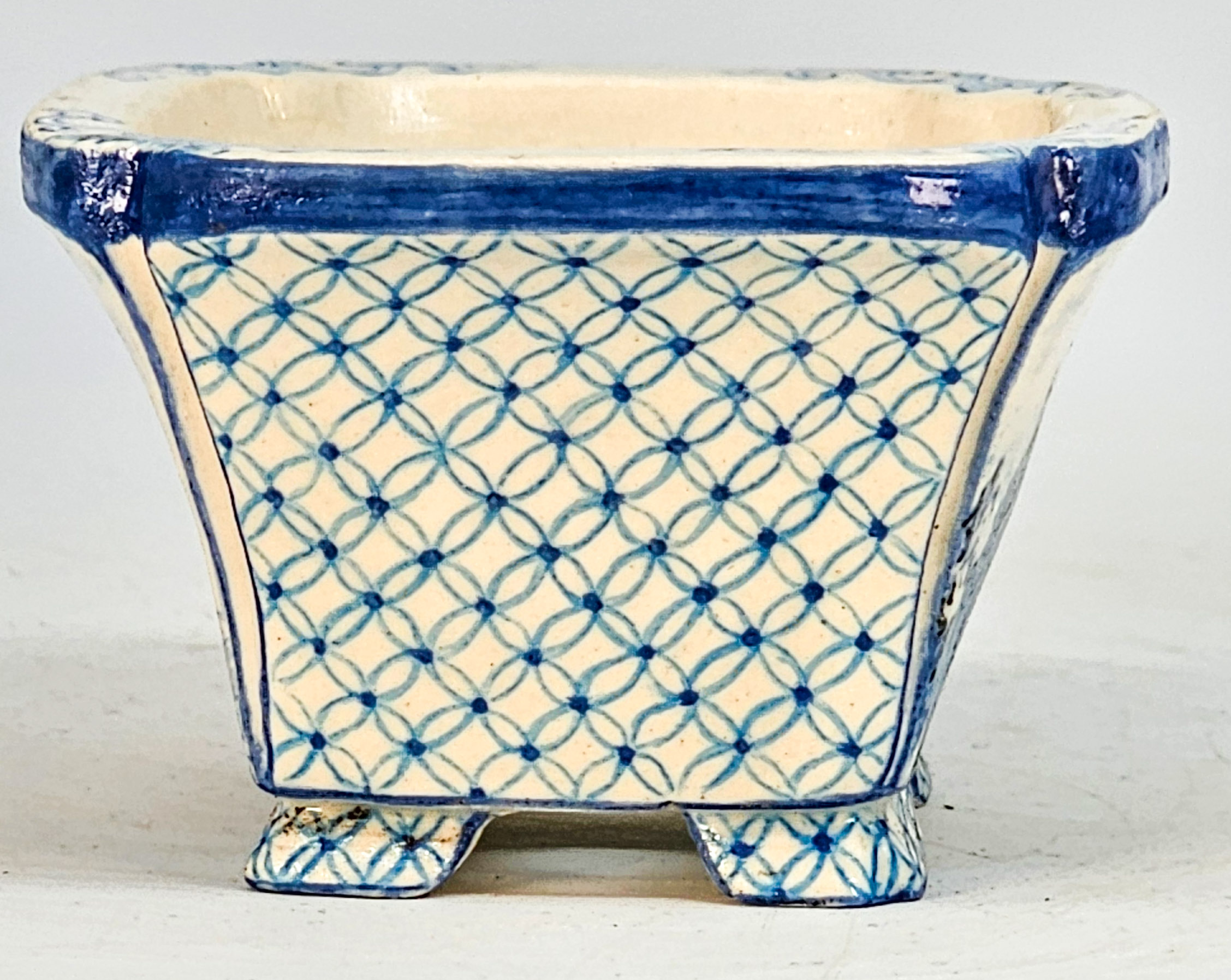 Bonsaischale Japan Syunsetu handbemalt 10x7,5x5cm