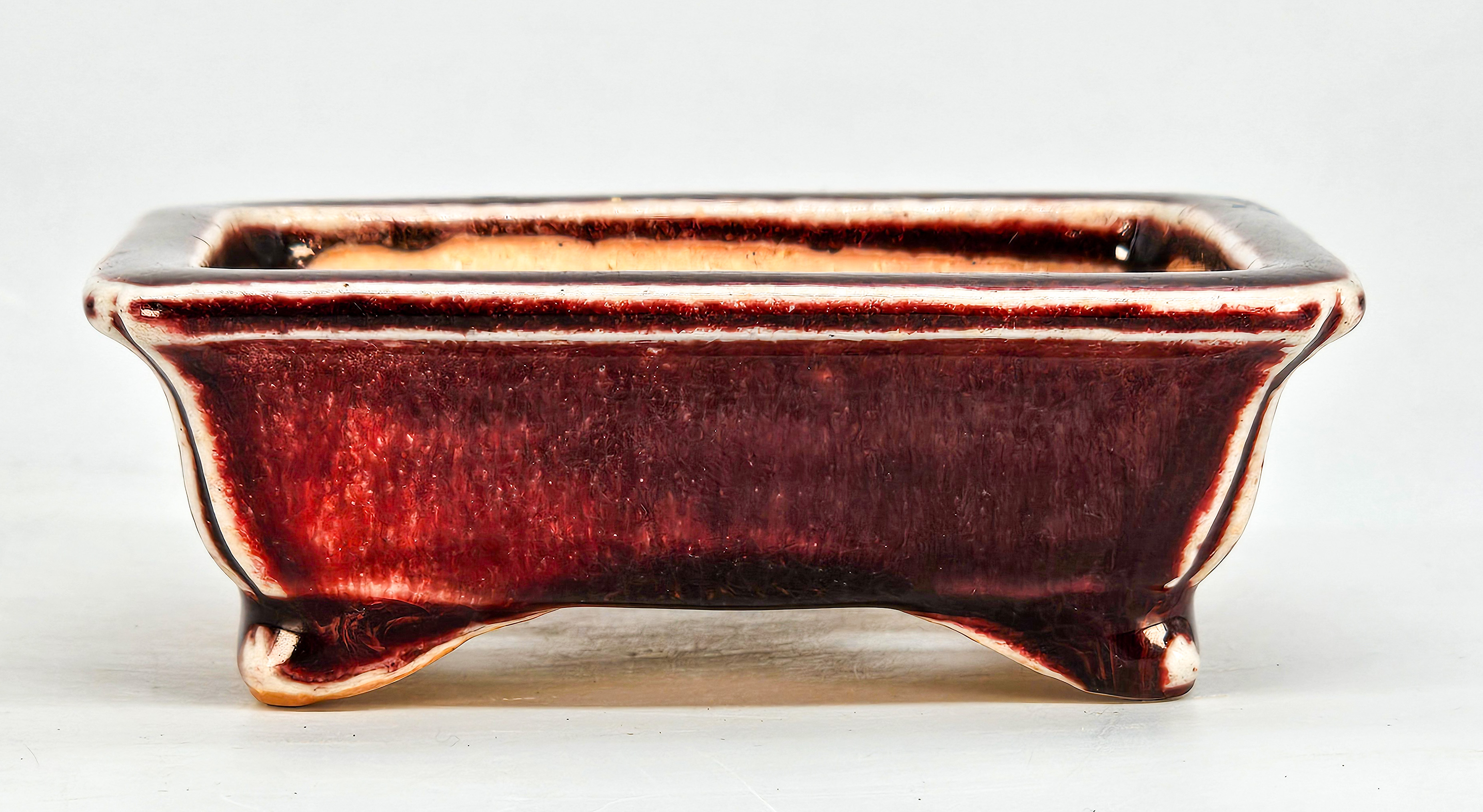 Bonsaischale Koyo Tokoname 10,5x8,5x3,5cm