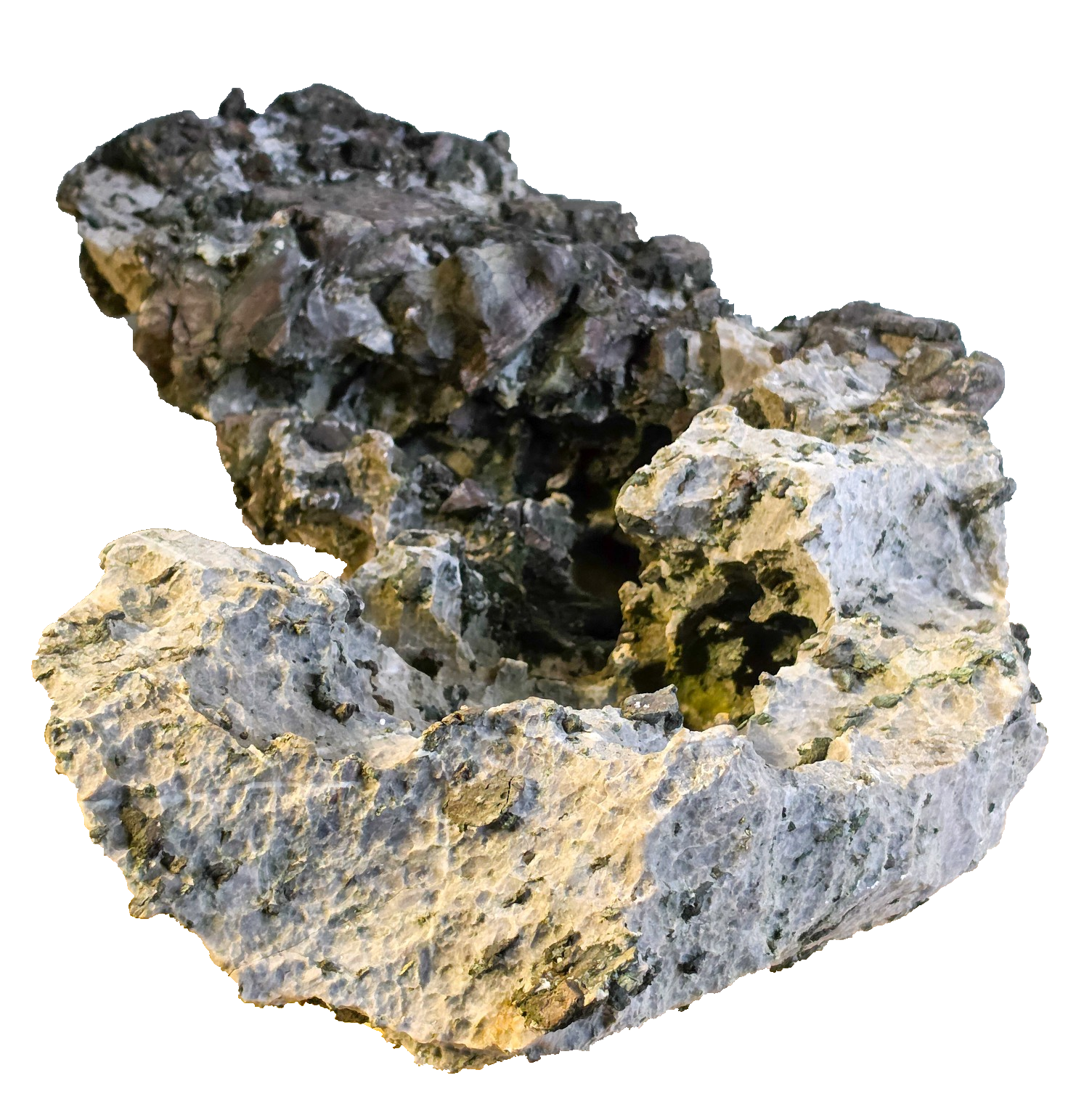Ibigawa Felsen für Bonsai | Naturstein aus Japan 66x45x22cm