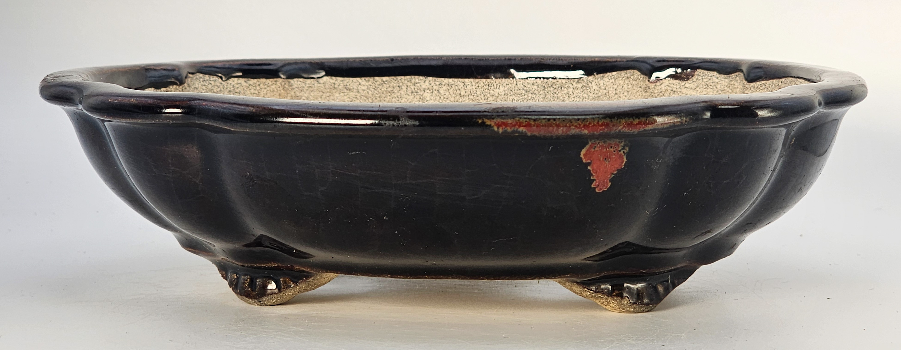 Bonsaischale Terahata Satomi Japan 18x15,5x4,5cm