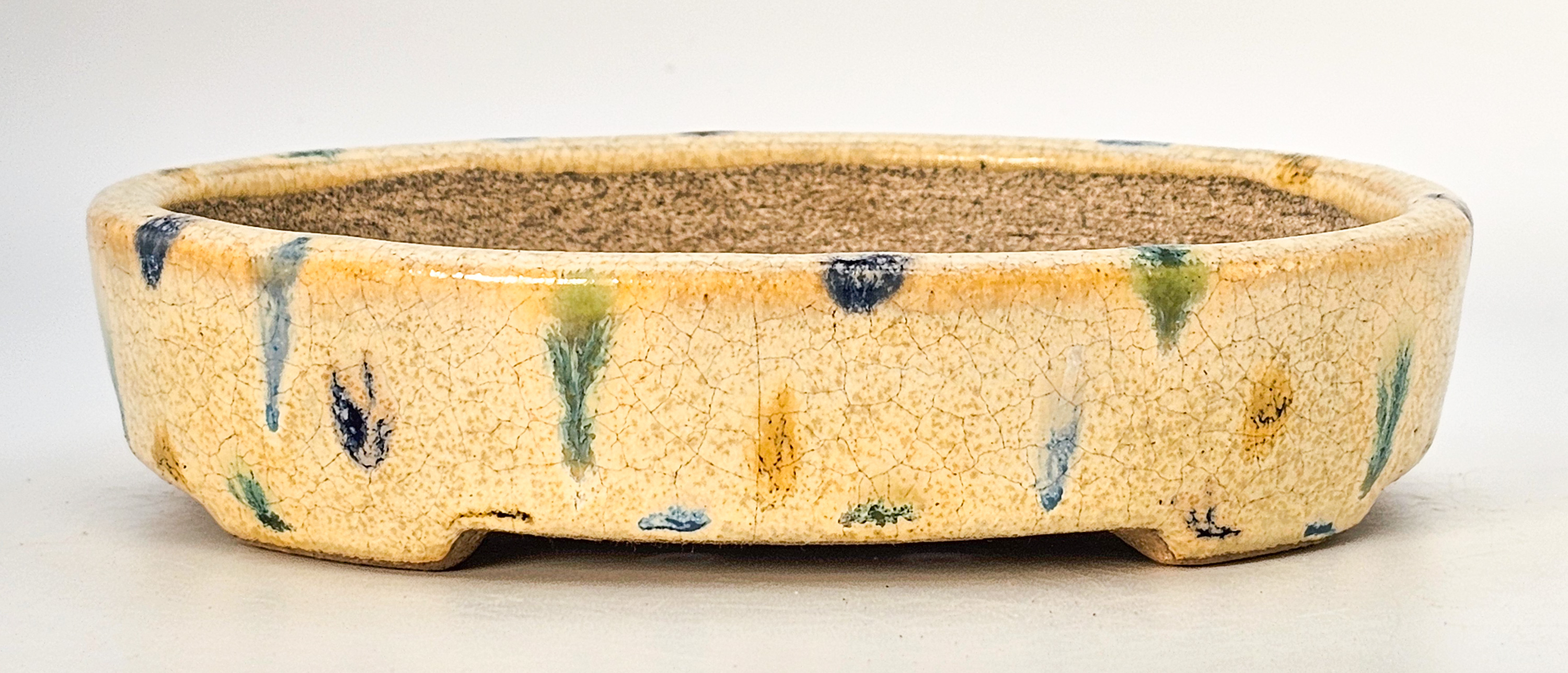 Bonsaischale Terahata Satomi Japan 14x11,5x3cm
