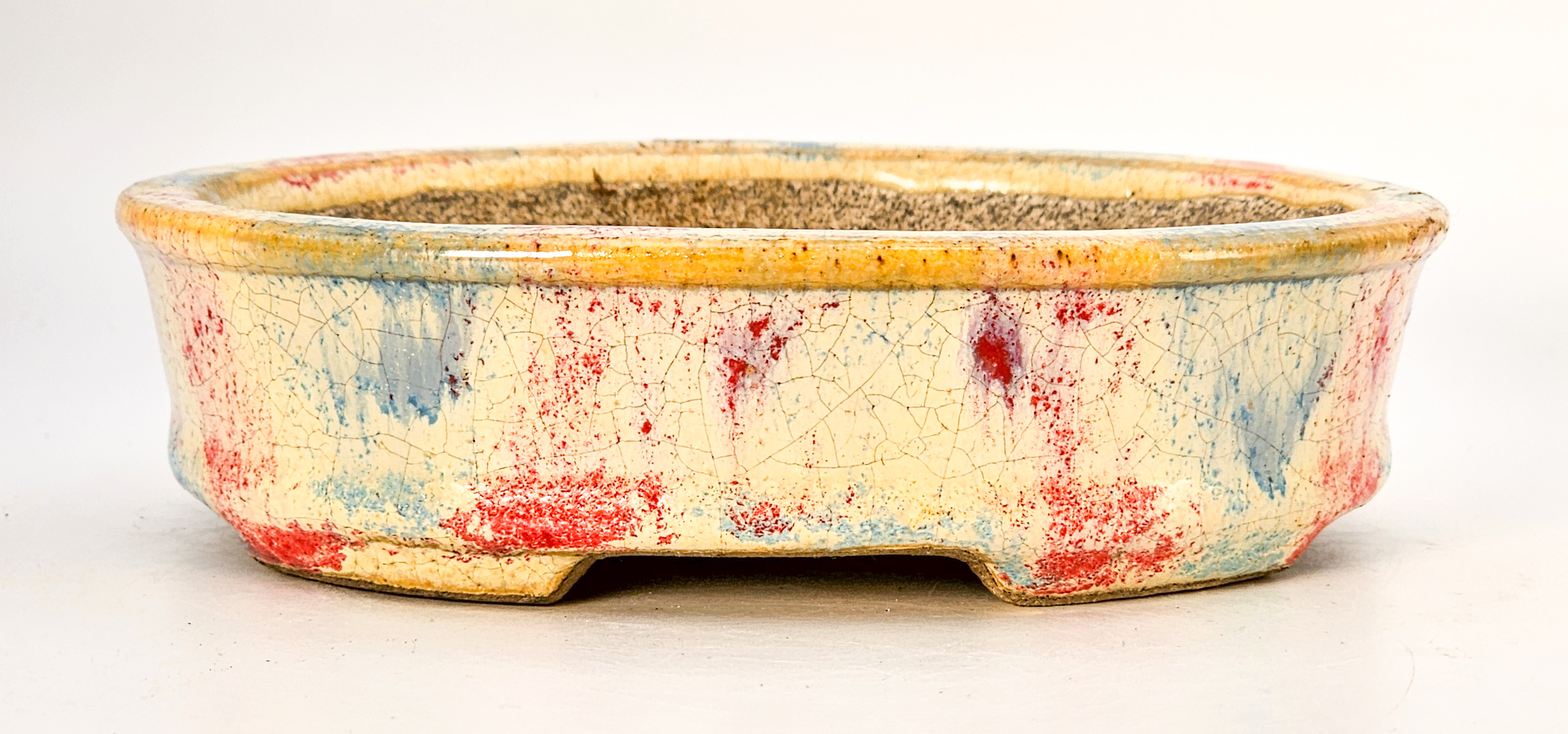 Bonsaischale Terahata Satomi Japan 13,5x10,8x3,5cm