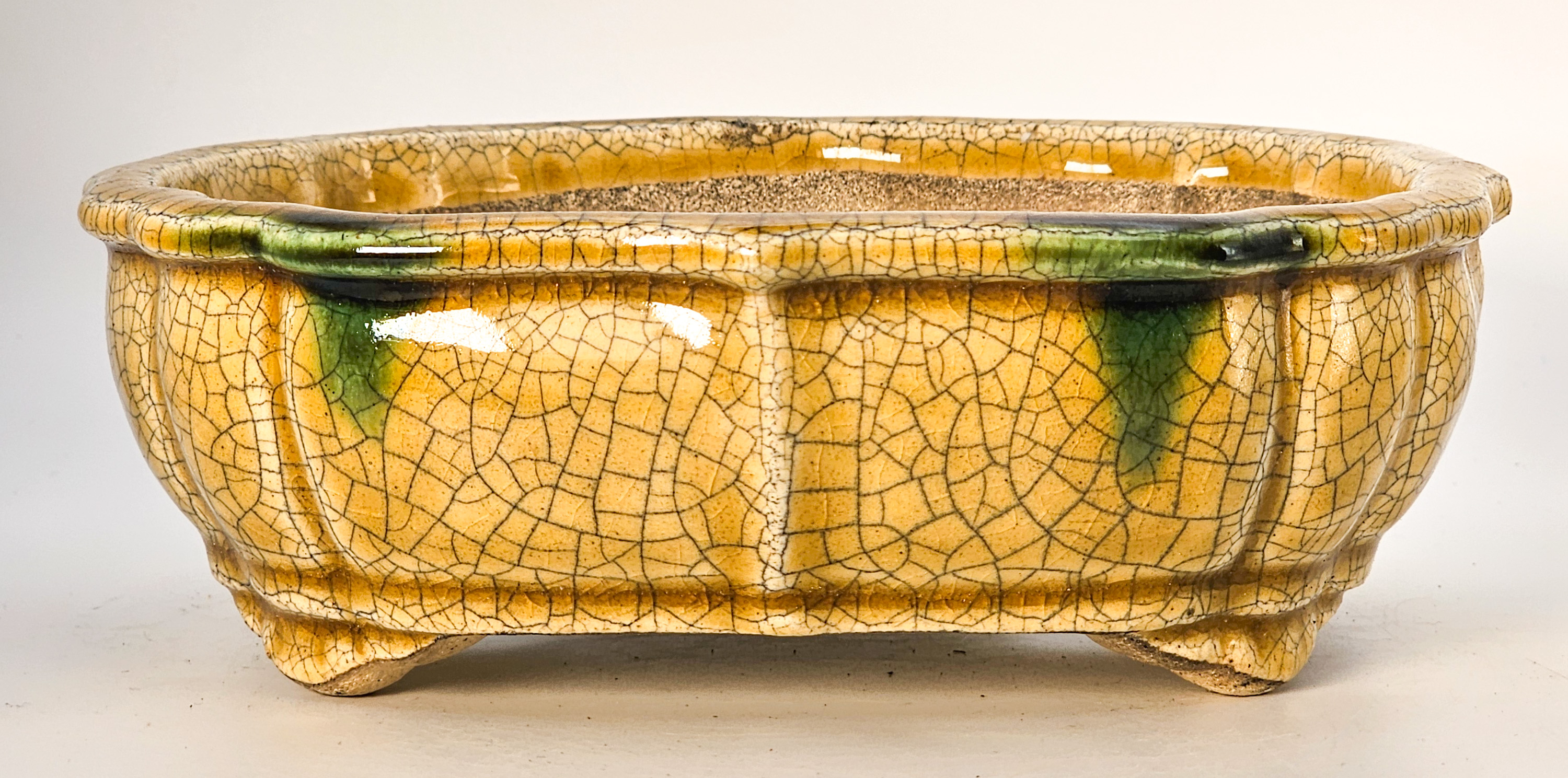 Bonsaischale Terahata Satomi Japan 17,5x14,5x5,7cm