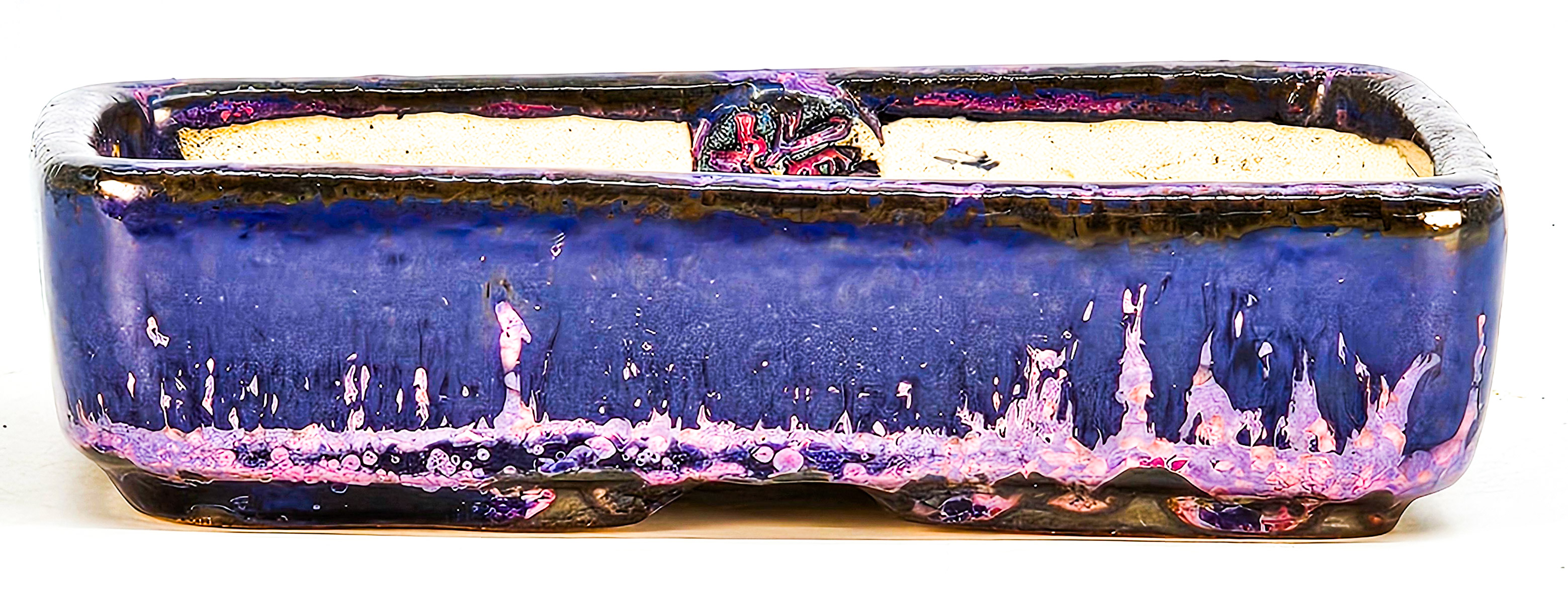 Bonsaischale Sabine BESNARD céramique 16,6x12x4,3cm 