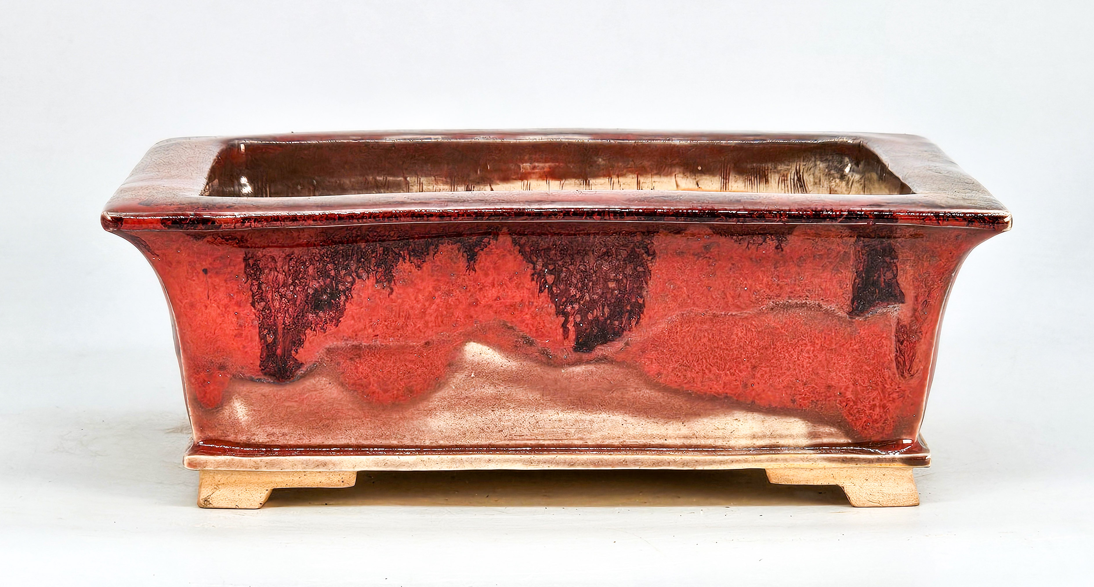 Bonsaischale Keiun Fukuda Japan 18,2x15,4x6,3cm