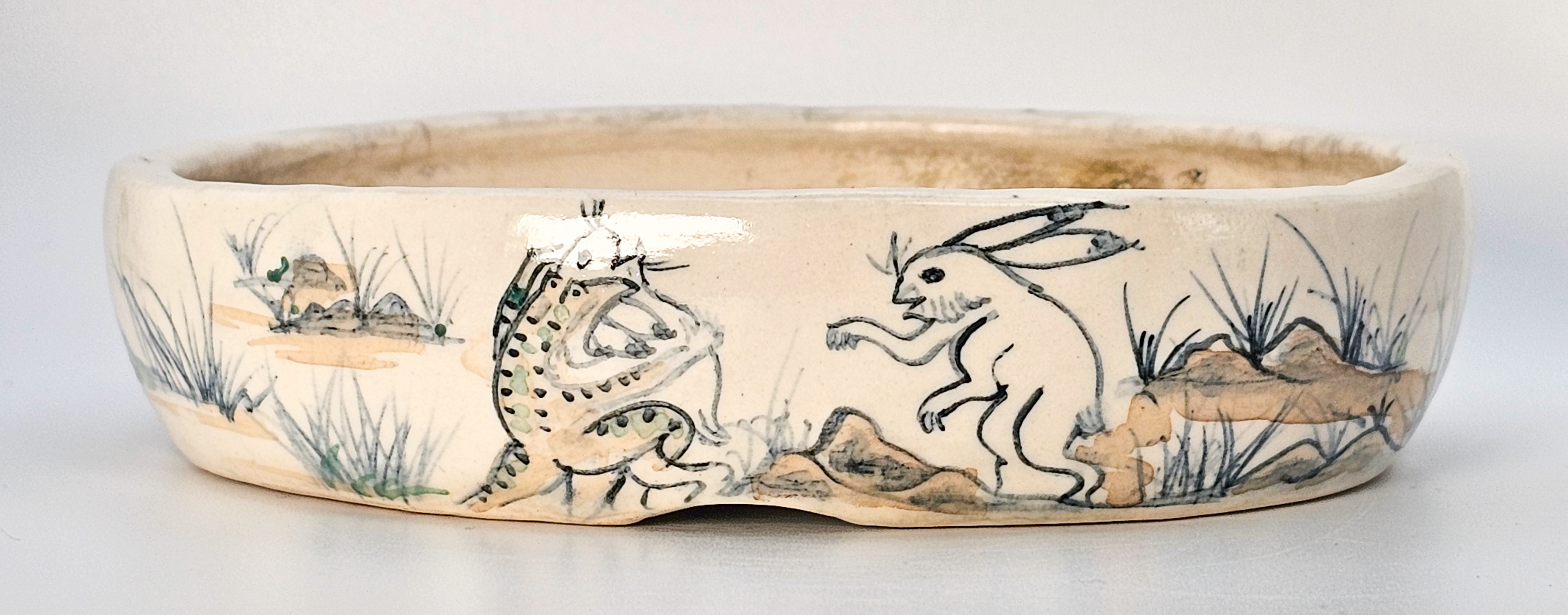 Bonsaischale Tani Ranzan Japan 15,4x13x3,5cm