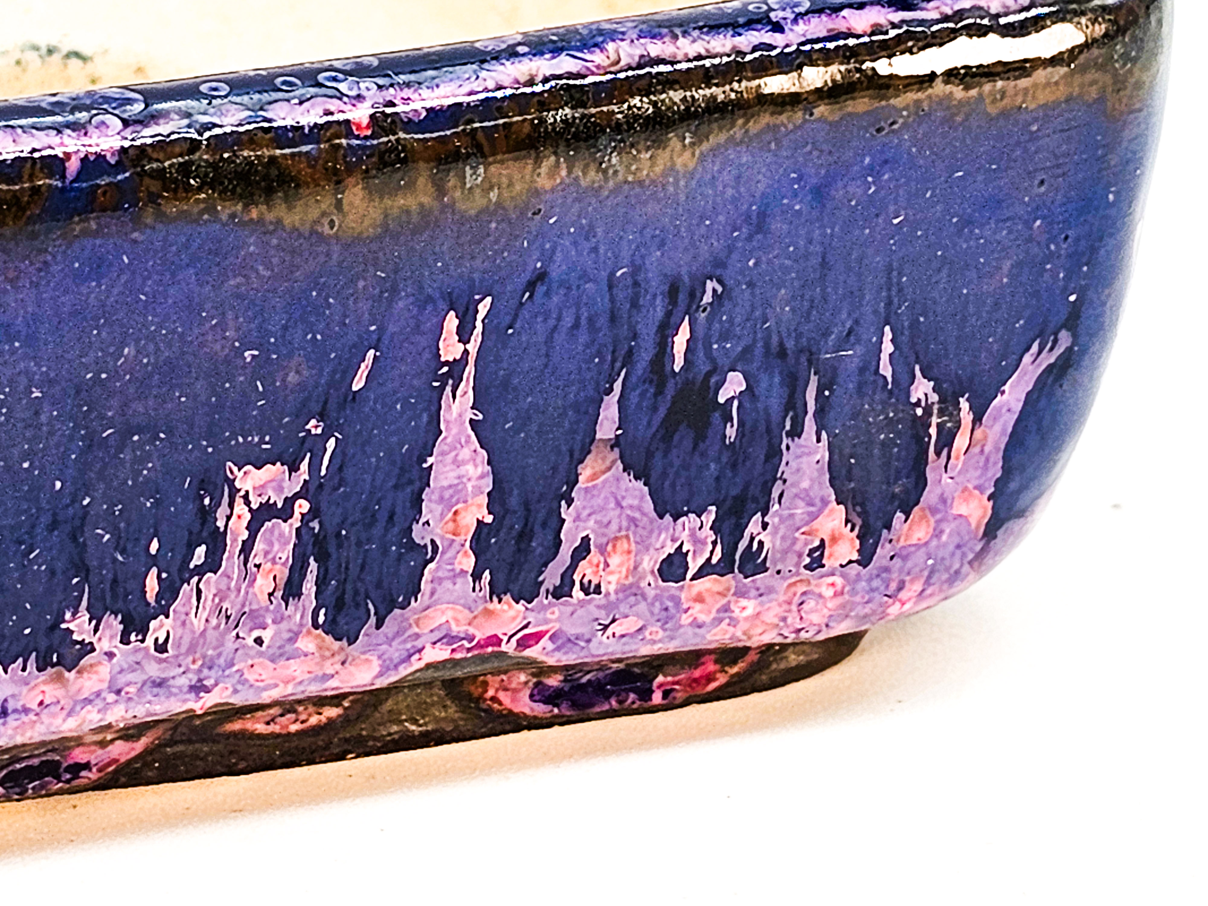 Bonsaischale Sabine BESNARD céramique 16,6x12x4,3cm 