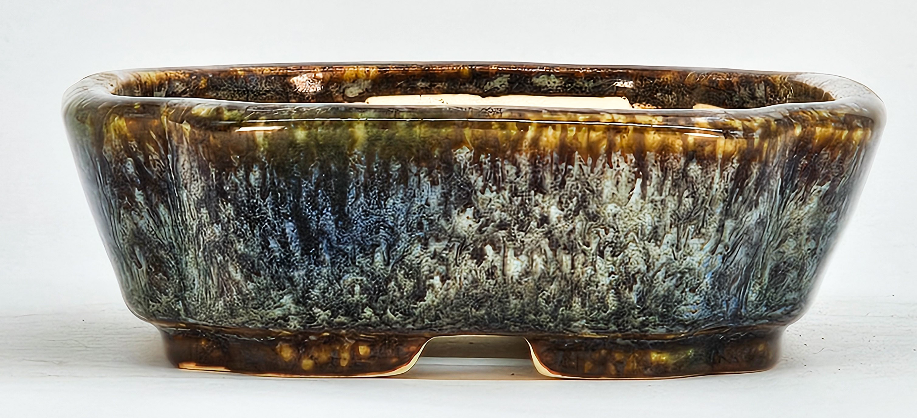 Bonsaischale Koyo Tokoname 17x14x3,3cm 