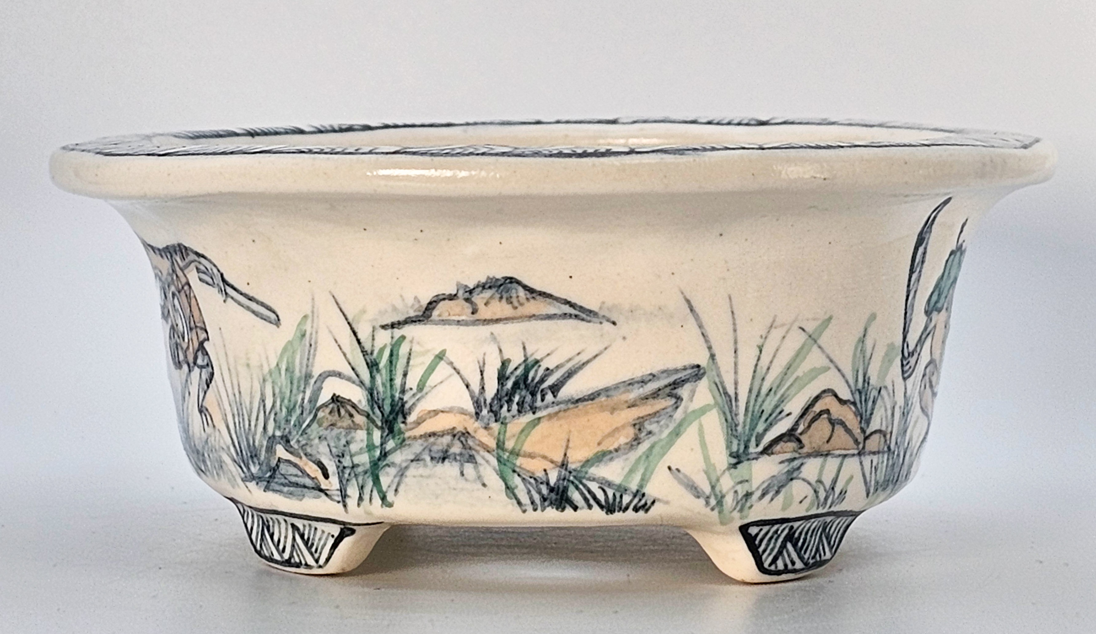 Bonsaischale Tani Ranzan Japan 13x11,2x4,2cm