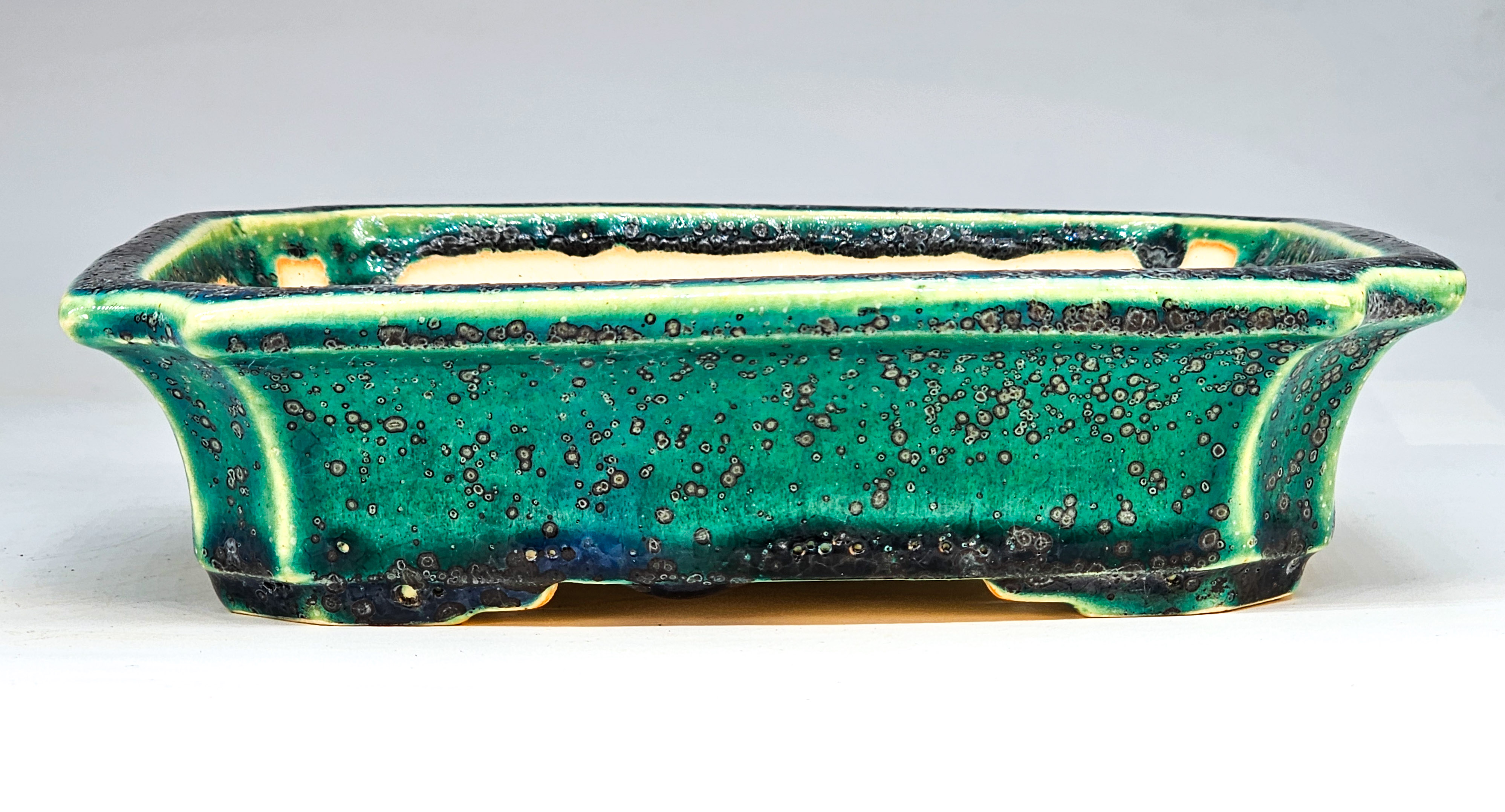 Bonsaischale Koyo, Sonderedition 50th Gafu-ten,  Tokoname Japan 17,5x14x4,3cm     