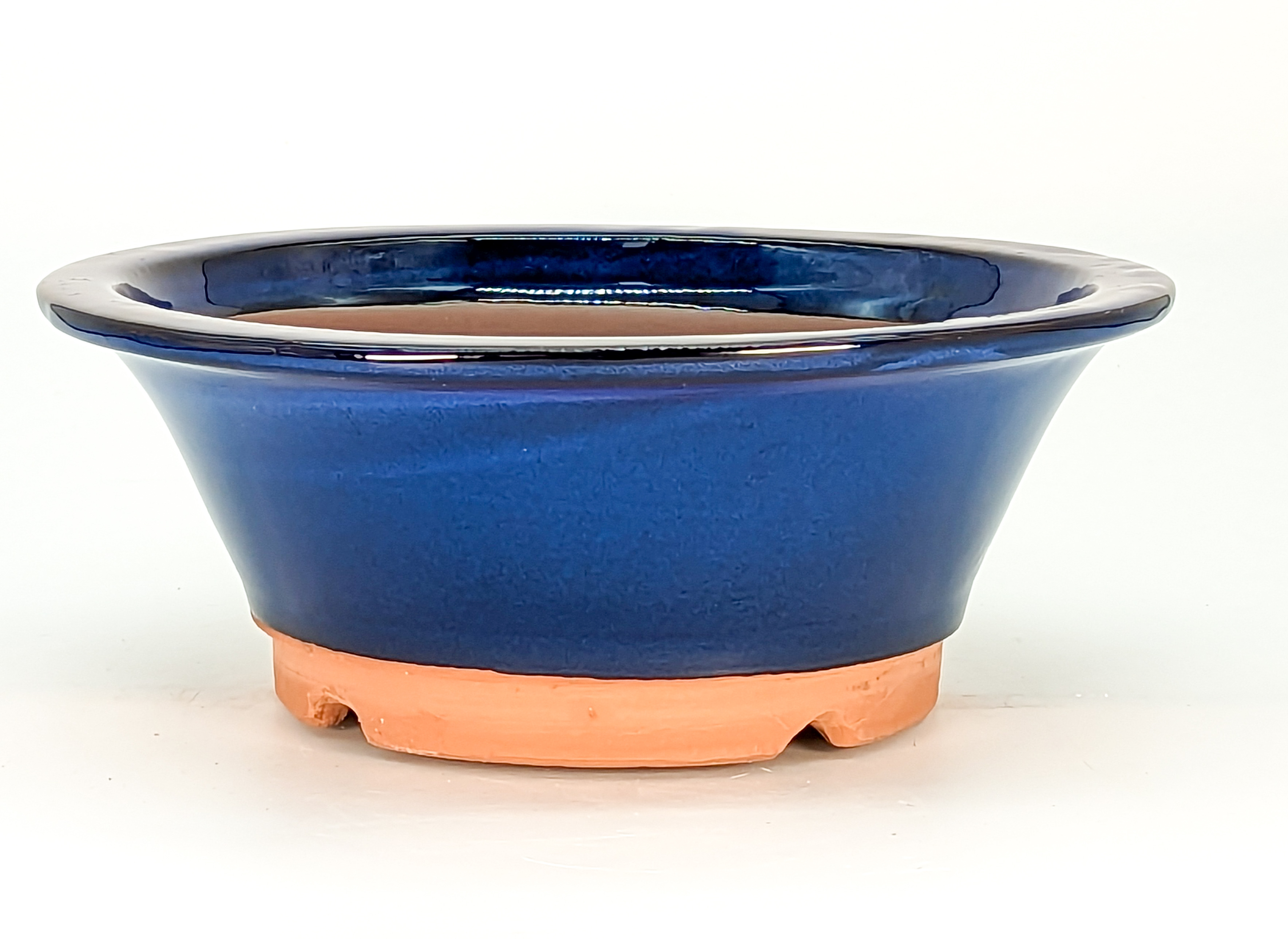 Bonsaischale - Runde Schale 26.5x10 cm blau