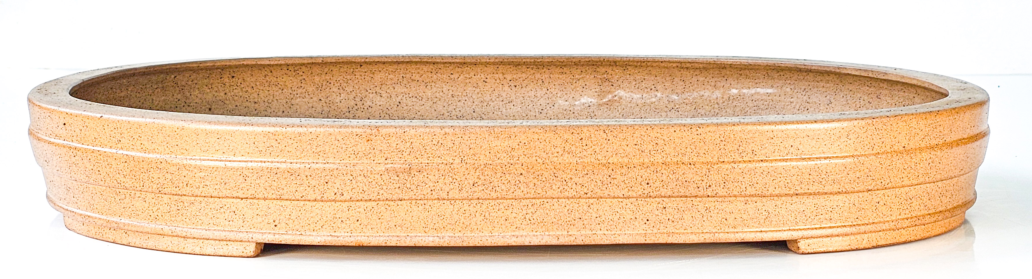 Bonsaischale Keizan Tokoname 51,5x39,5x6,5 cm