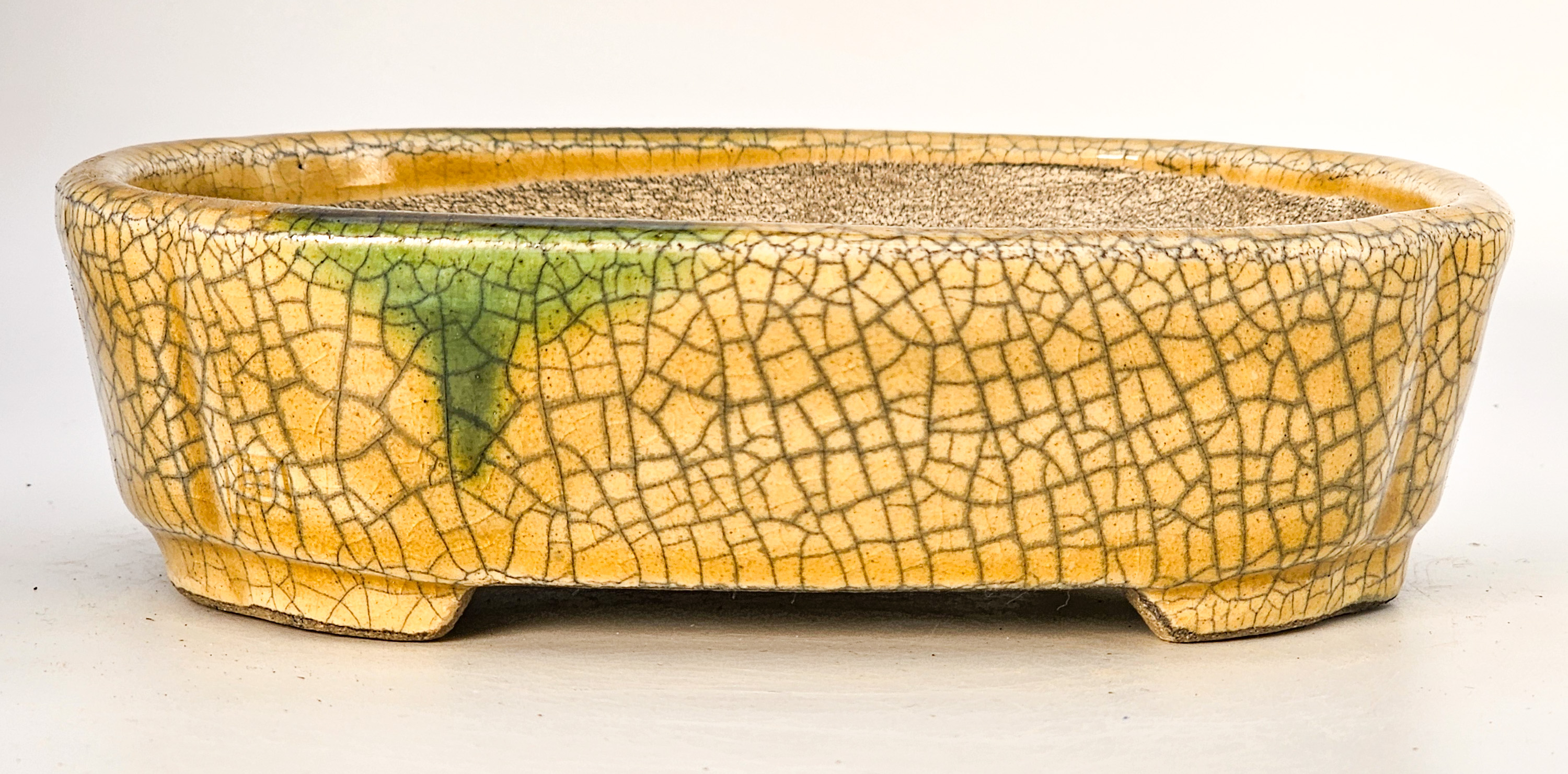 Bonsaischale Terahata Satomi Japan 16x12x4,5cm