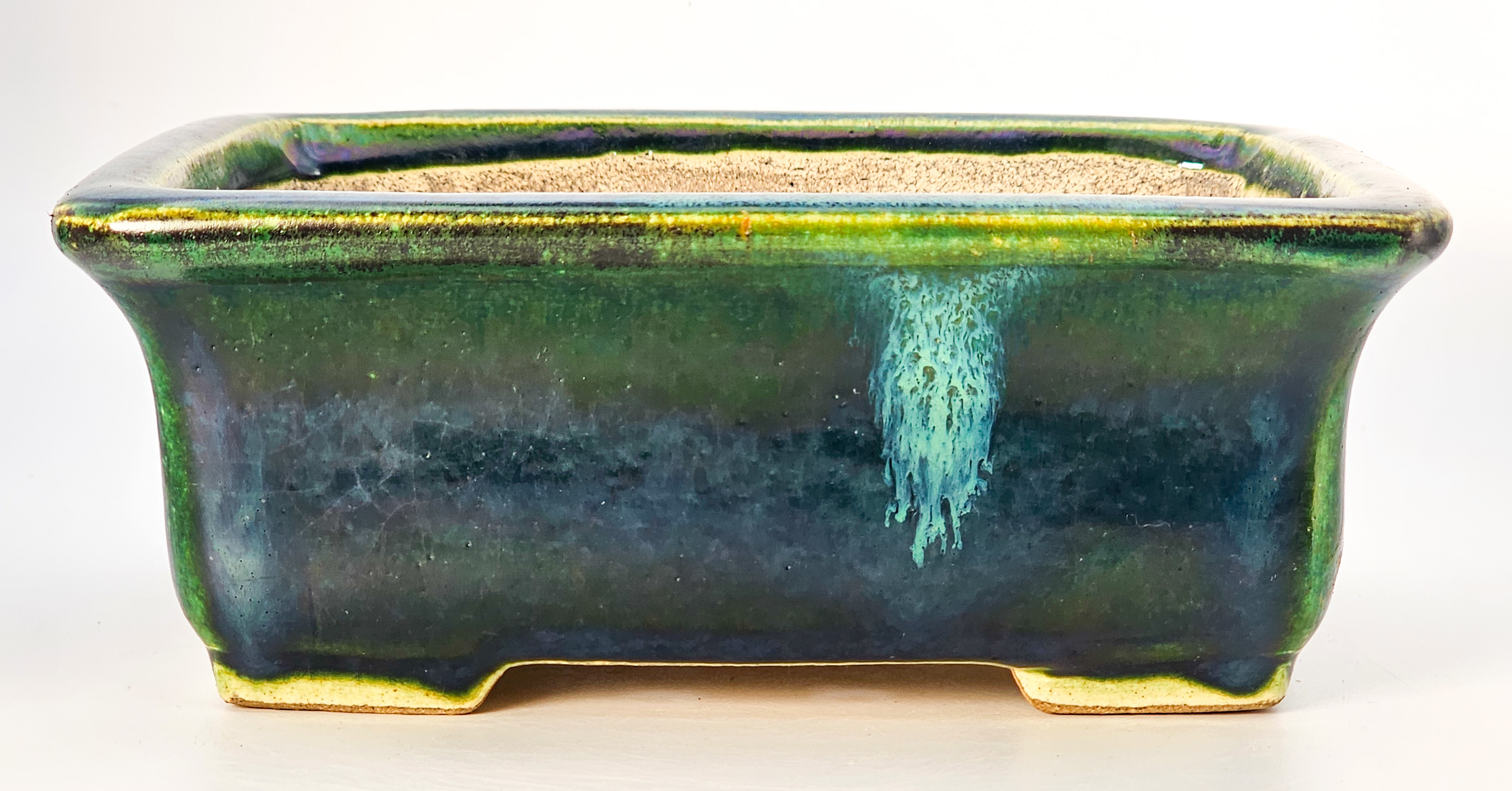 Bonsaischale Terahata Satomi Japan 16,5x14x6,5cm