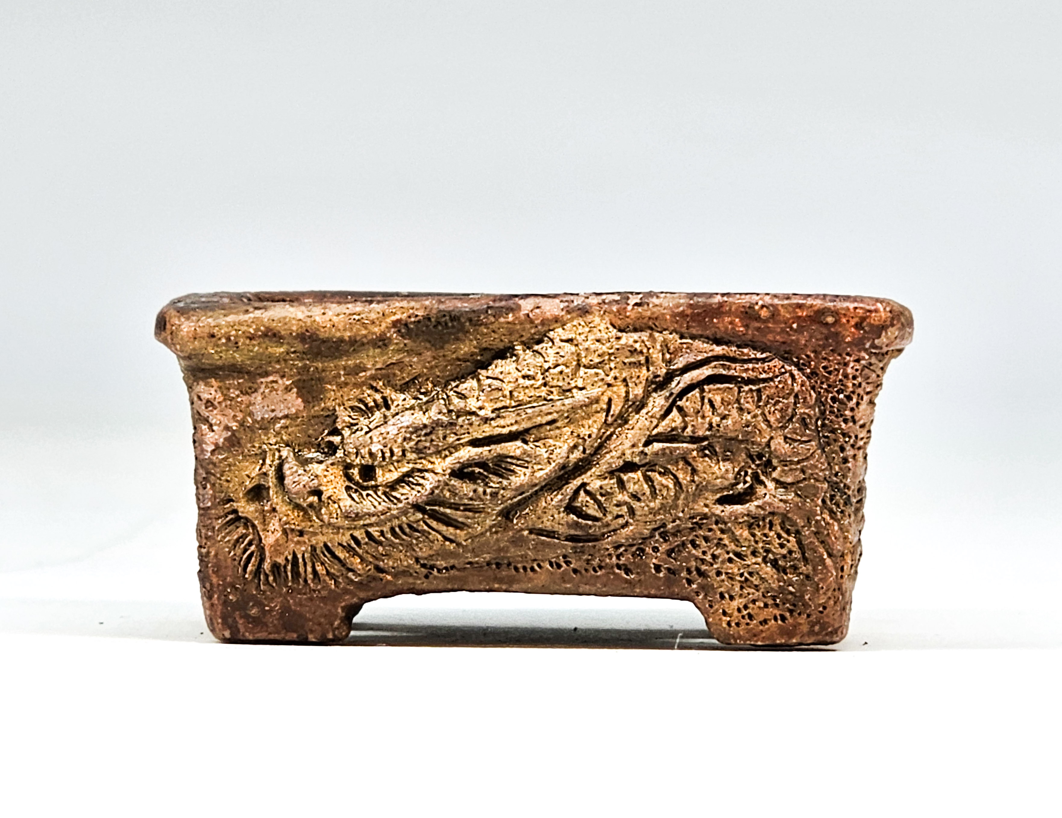 Bonsaischale Tani Ranzan Drachenschale Japan 5,3x4,2x2,5cm   