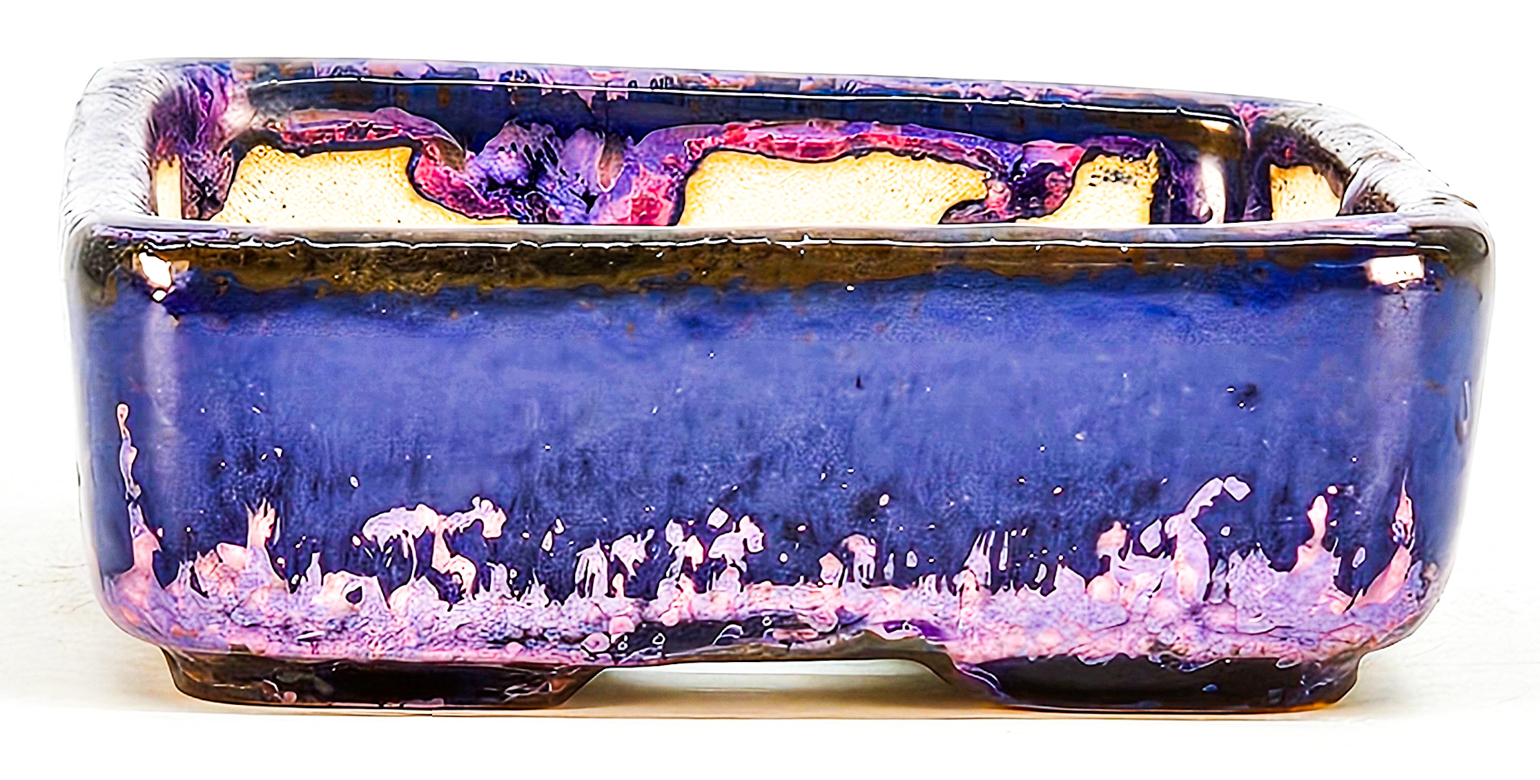 Bonsaischale Sabine BESNARD céramique 16,6x12x4,3cm 