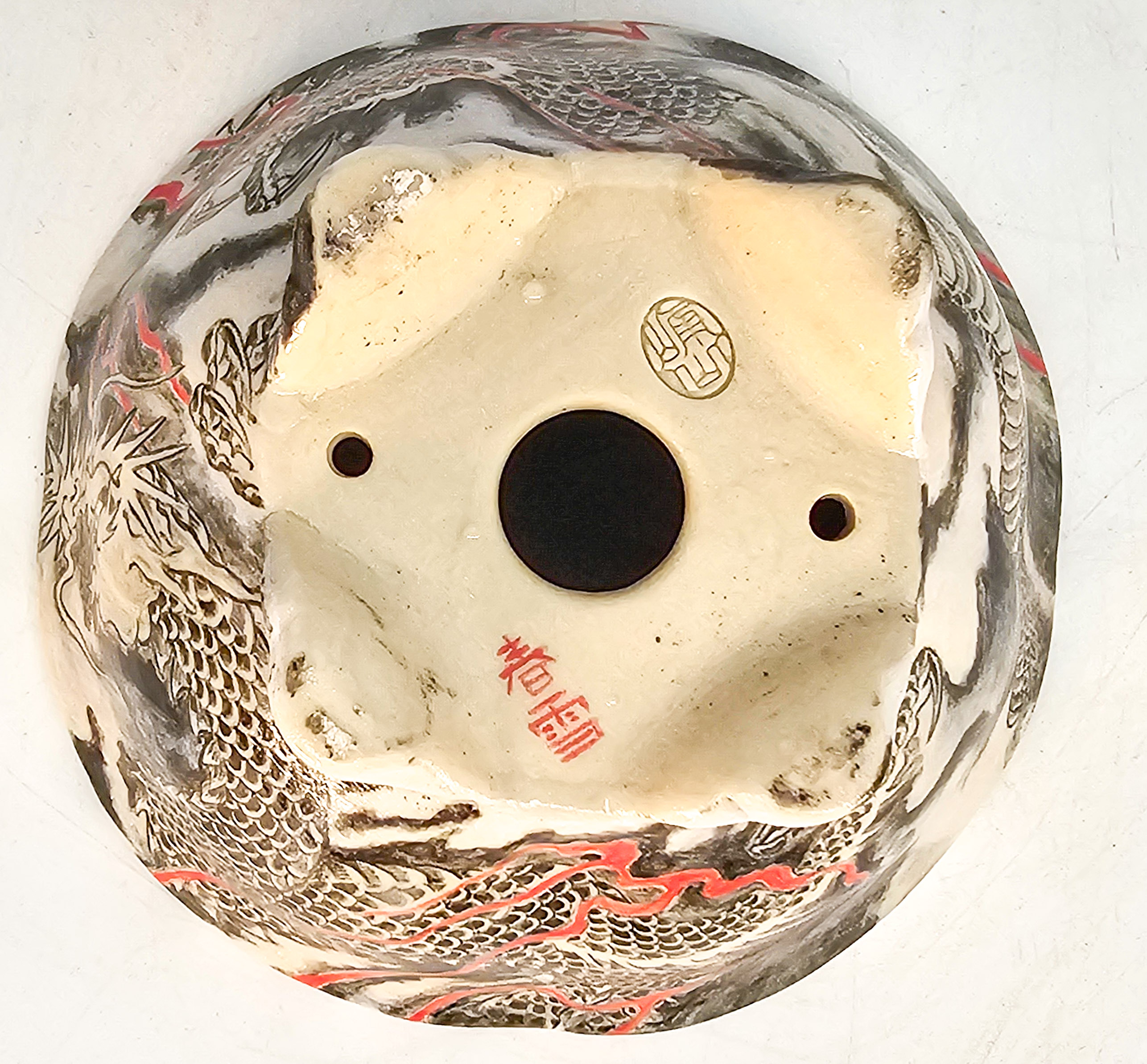 Bonsaischale Japan Syunsetu handbemalt 10,5x5cm