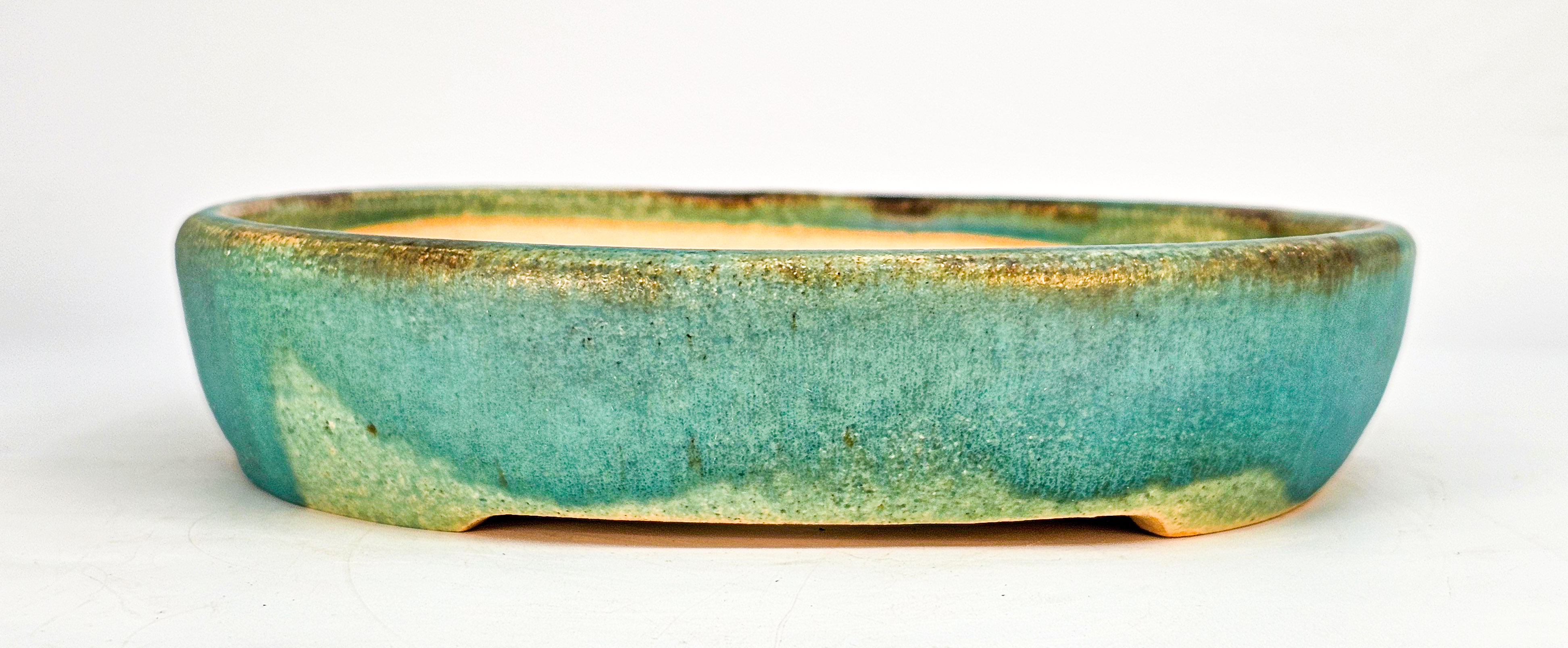 Bonsaischale Sabine BESNARD céramique 34x26,5x5,3cm 