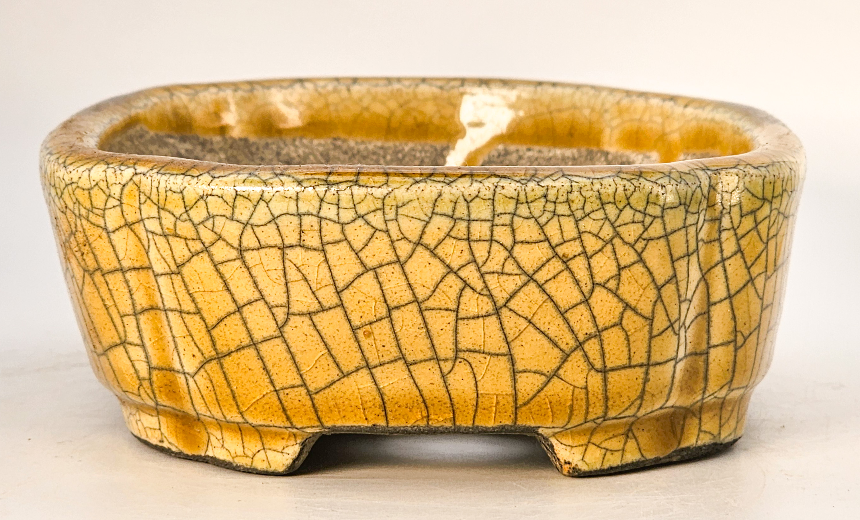 Bonsaischale Terahata Satomi Japan 16x12x4,5cm