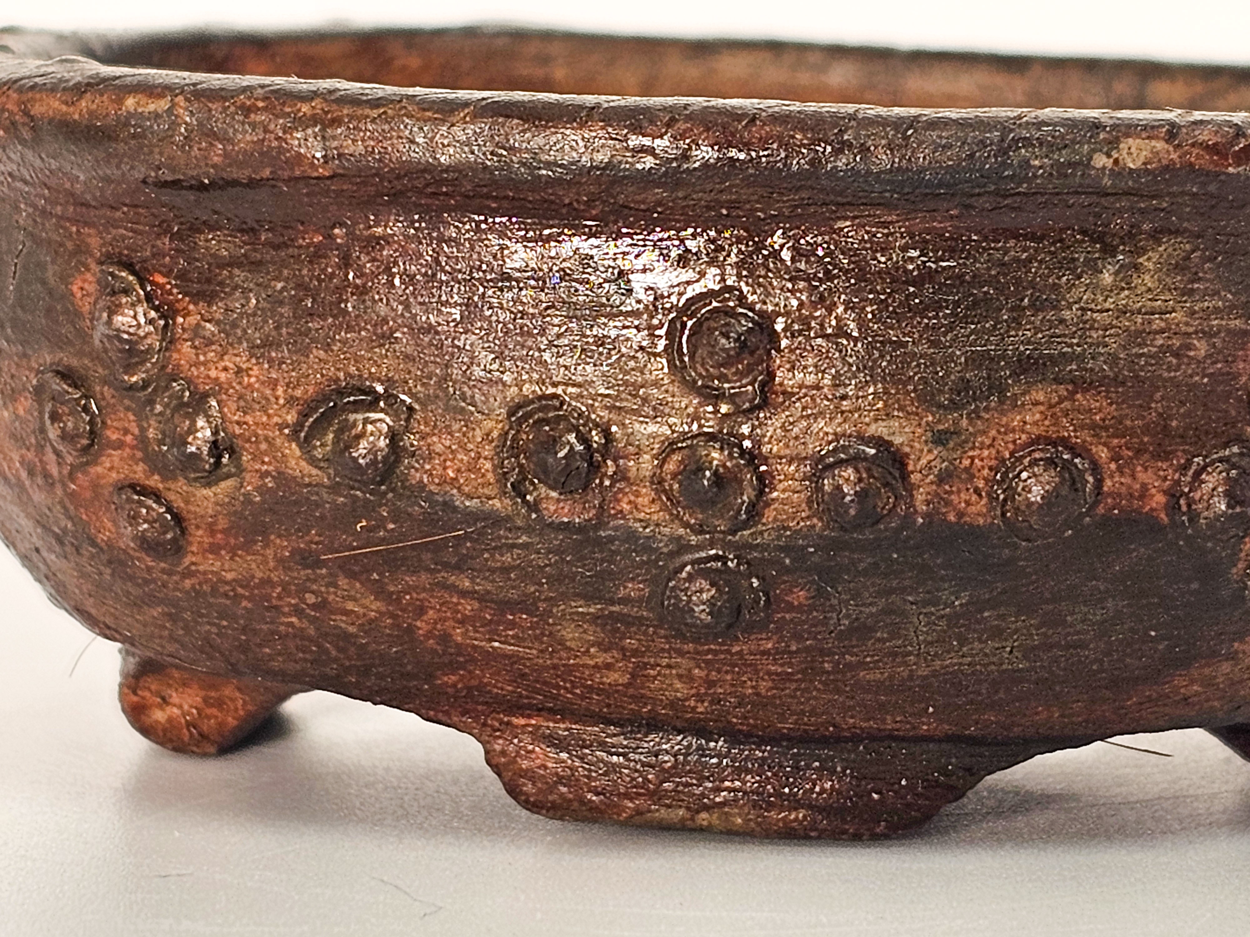 Bonsaischale Tani Ranzan Drachenschale Japan 7x5,4x2,8cm
