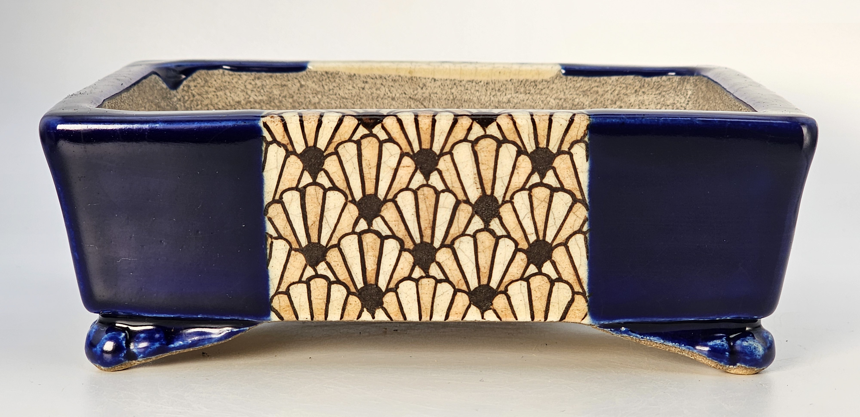 Bonsaischale Terahata Satomi Japan 15,5x13x5,5cm