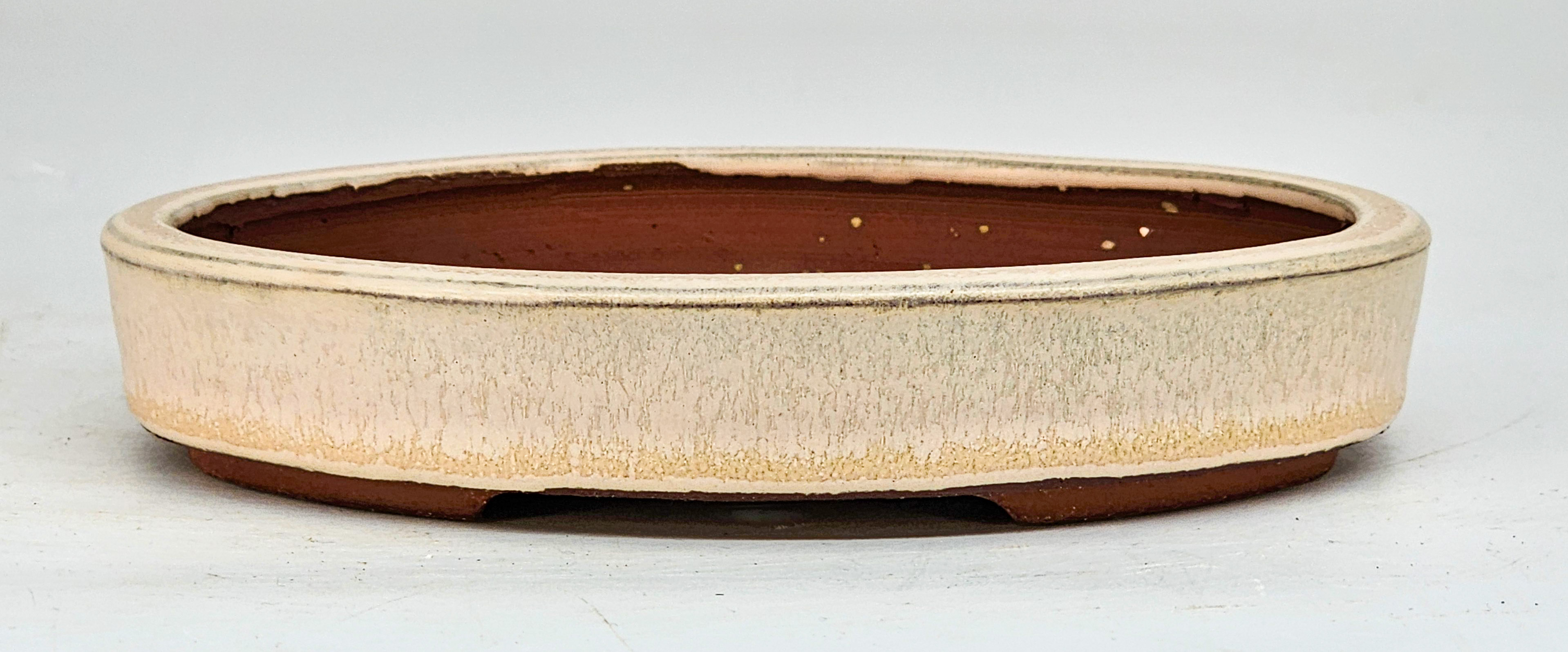 Bonsaischale Yozan Tokoname 14,5x11,5x2,5cm