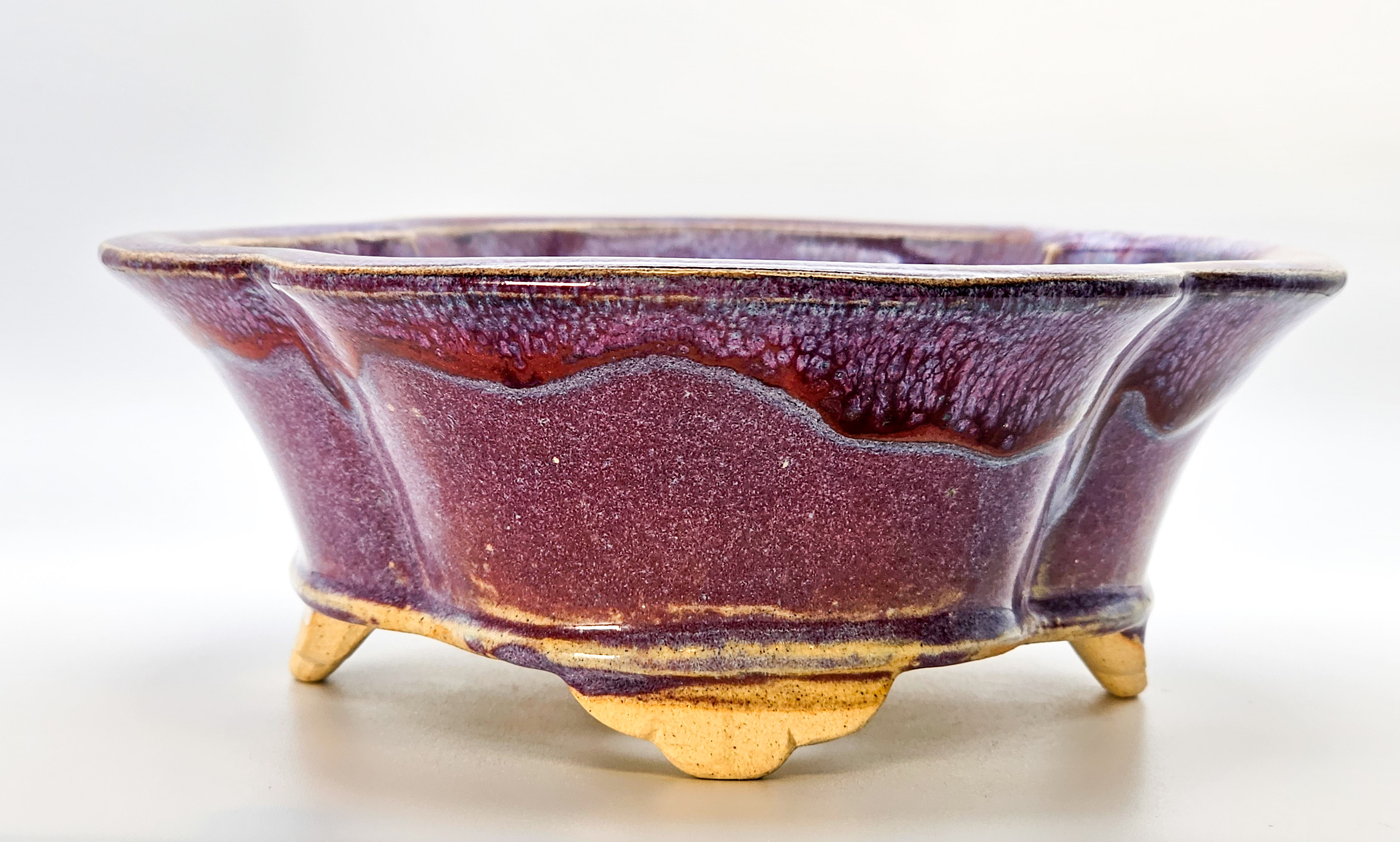 Bonsaischale Keiun Fukuda Japan 17,5x16x5,5cm