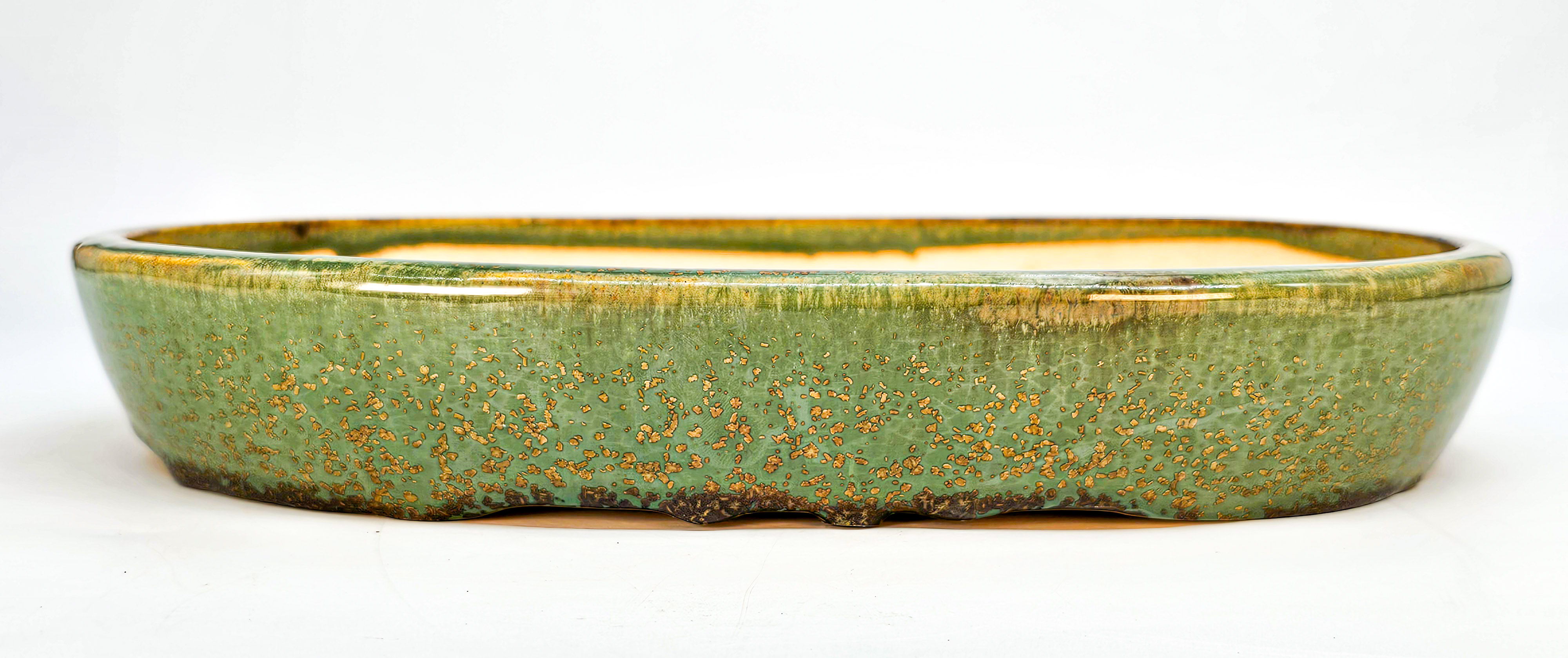Bonsaischale Sabine BESNARD céramique 34x26,5x5cm 