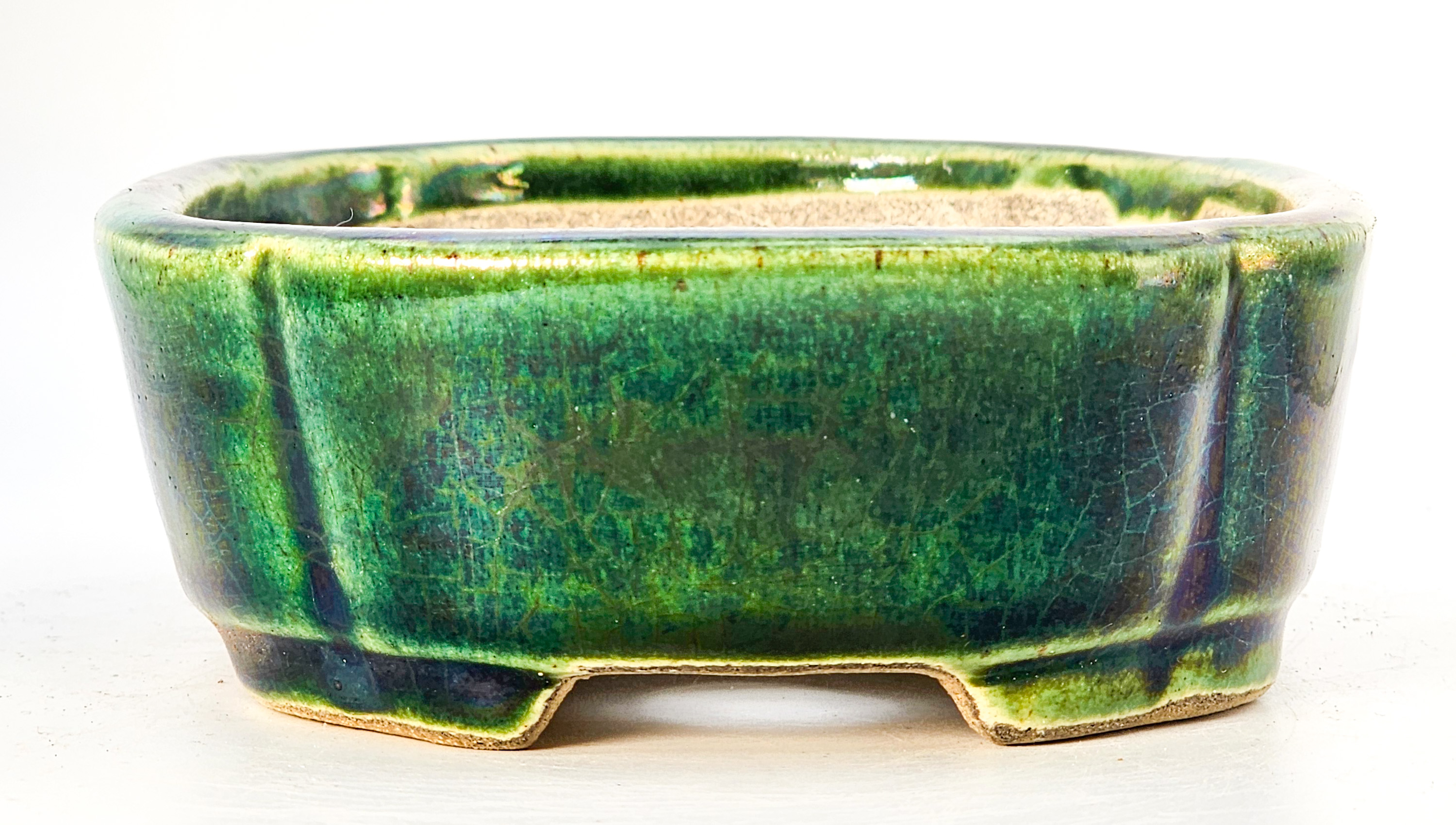 Bonsaischale Terahata Satomi Japan 16x12x4,5cm