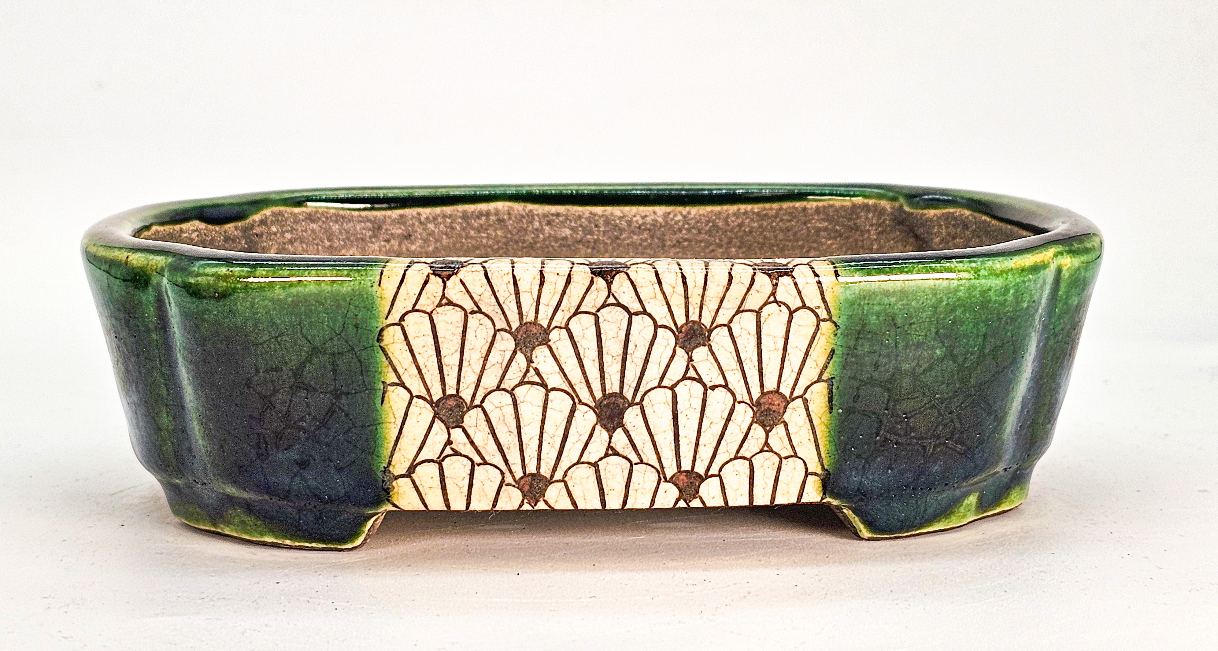 Bonsaischale Terahata Satomi 16,5x12,3x4,5cm