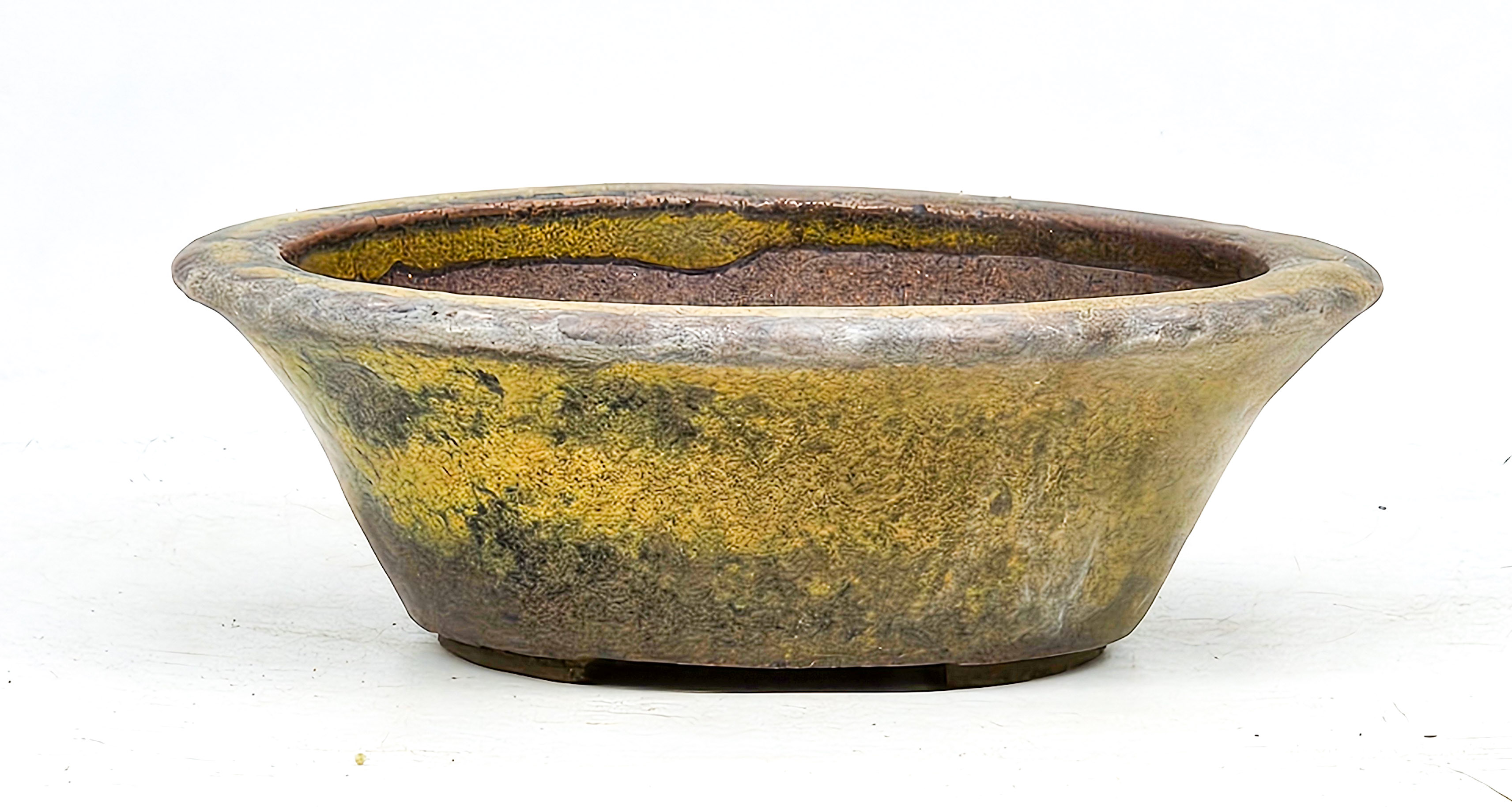 Bonsaischale Echizen Japan 10,5x3,4cm