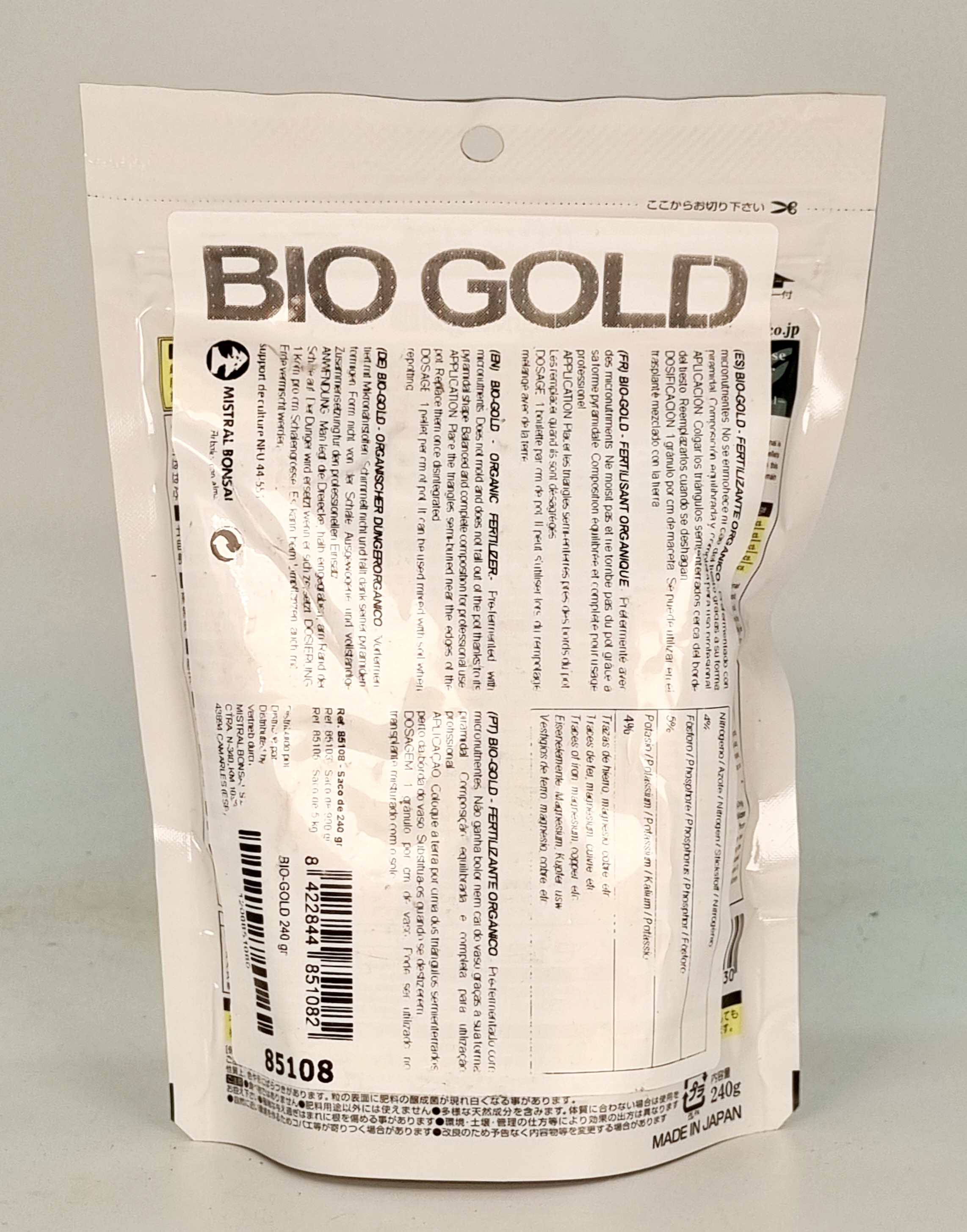 Bonsaidünger Bio Gold 240 gr.